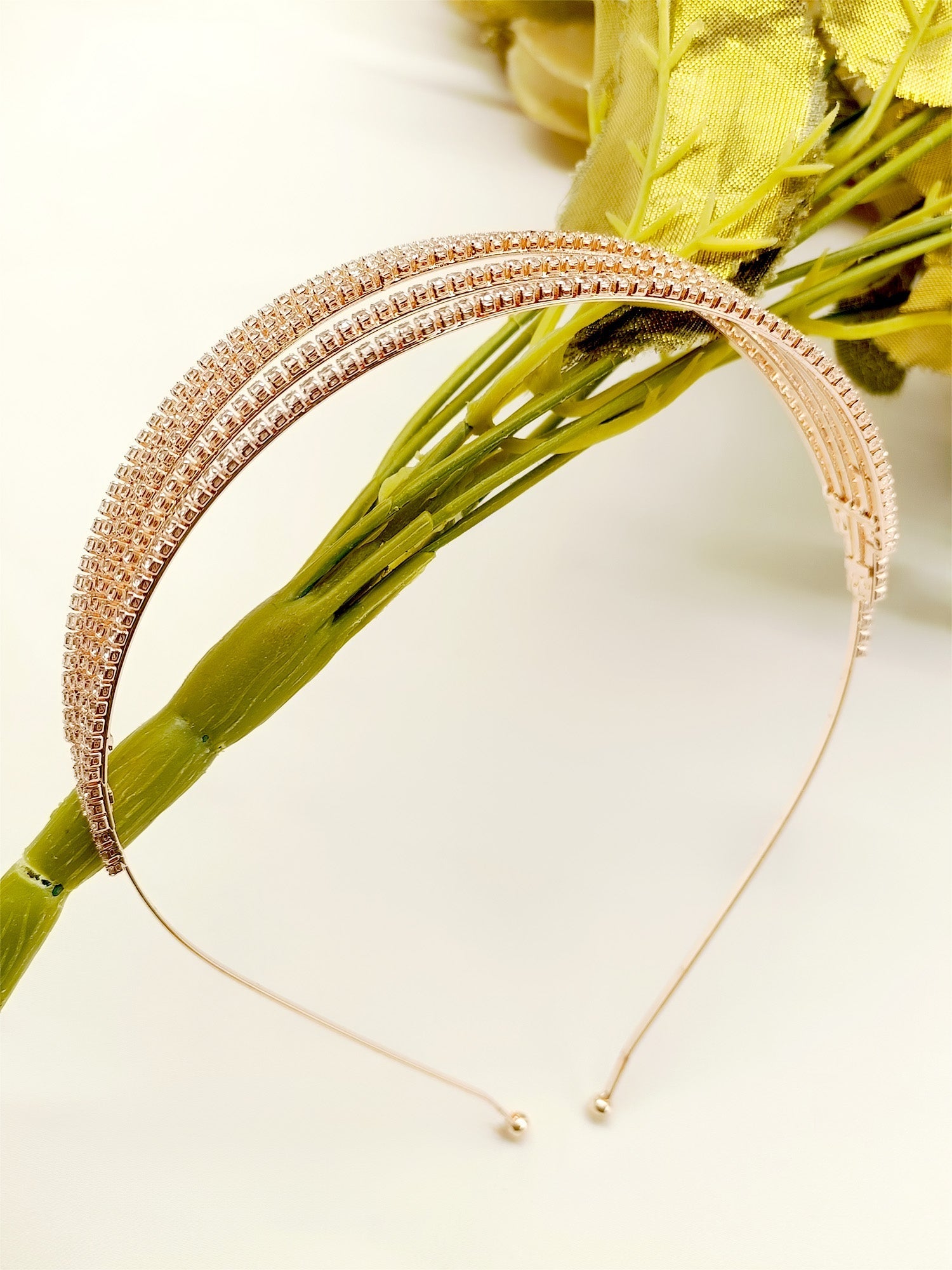 Kinjal American Diamond Hair Band - qivii