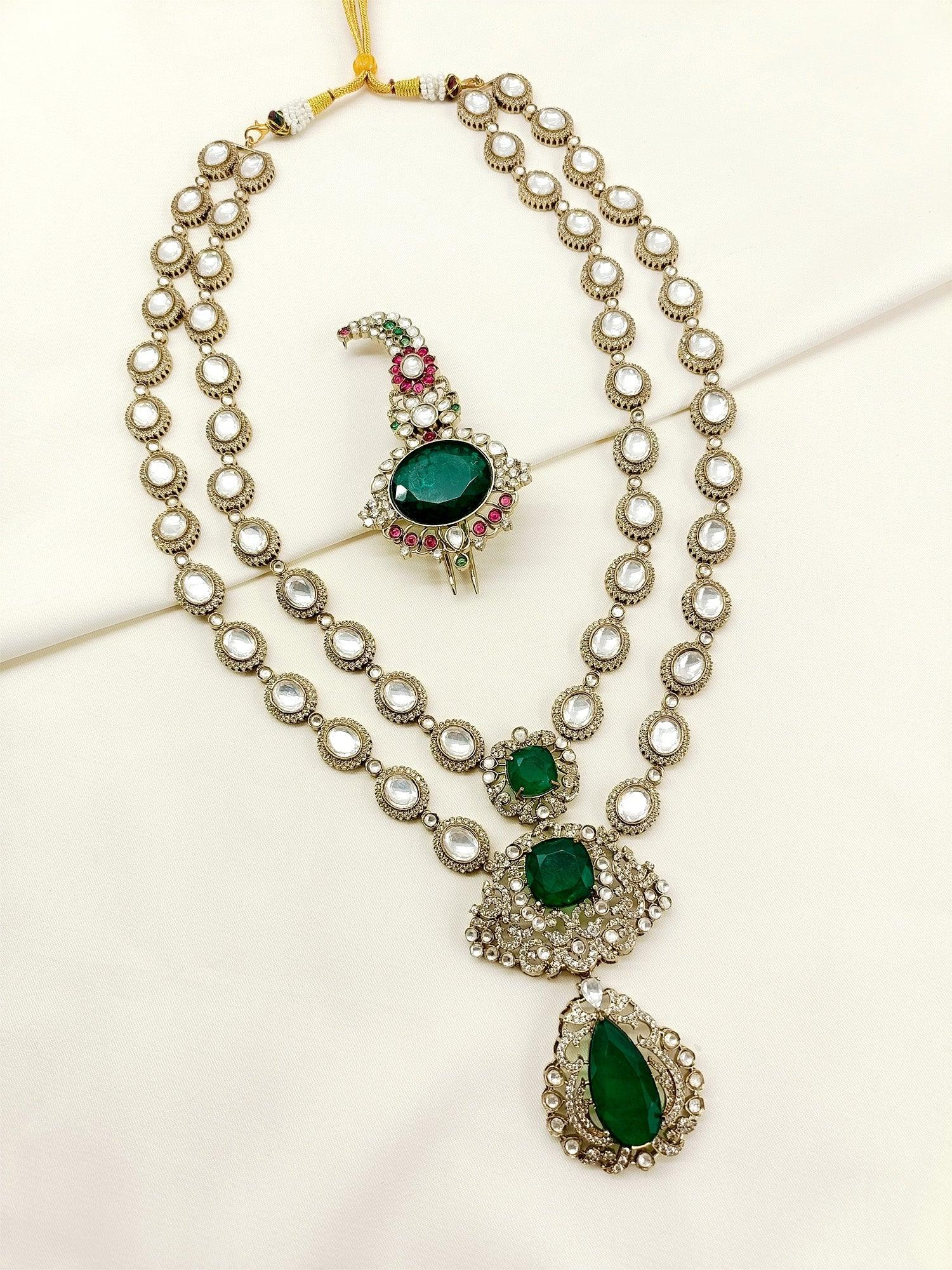 Drashan Groom Mala And Kalgi In Green
