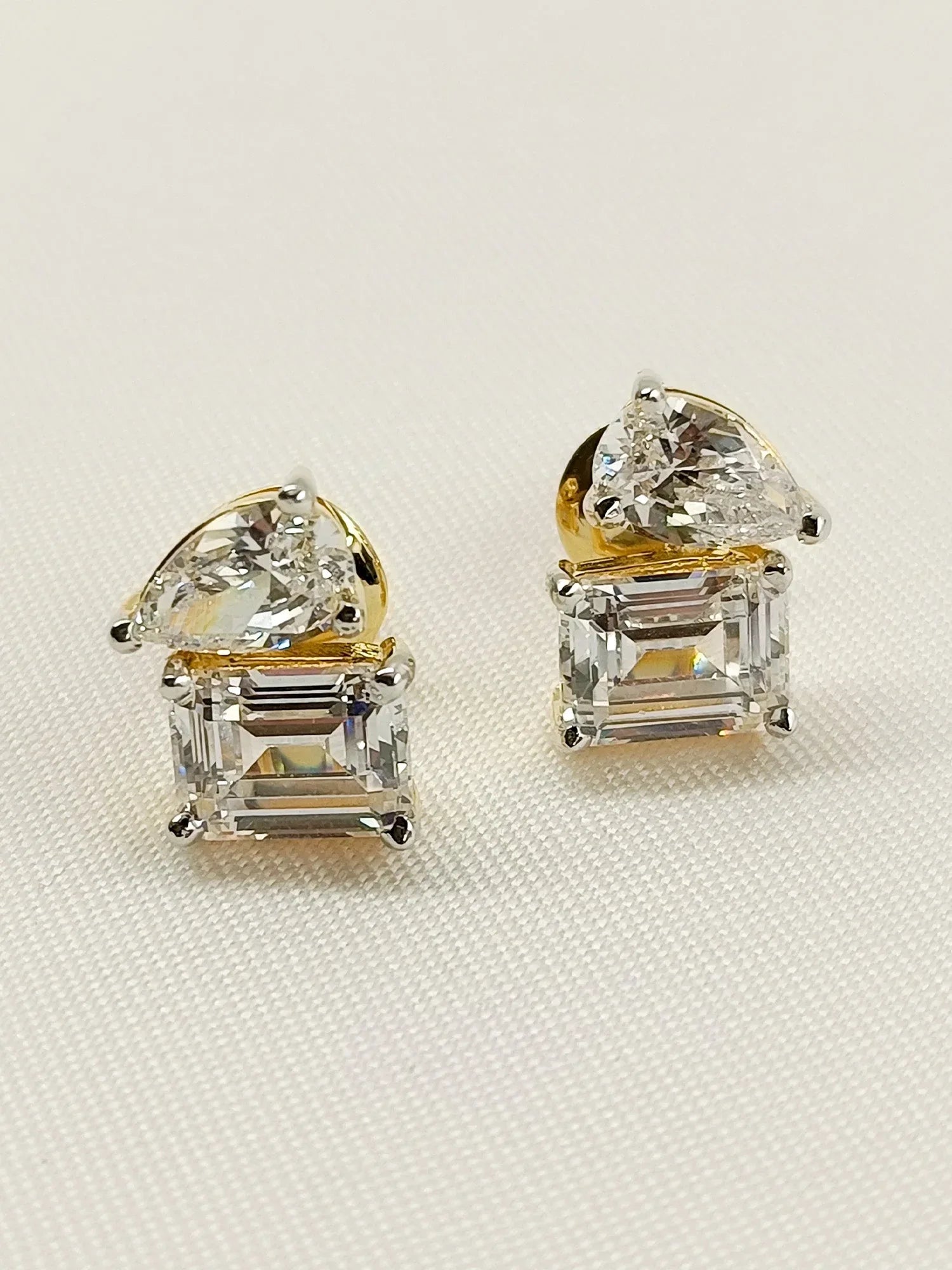 Niyati 92.5 Silver Swarovski Stone Tops