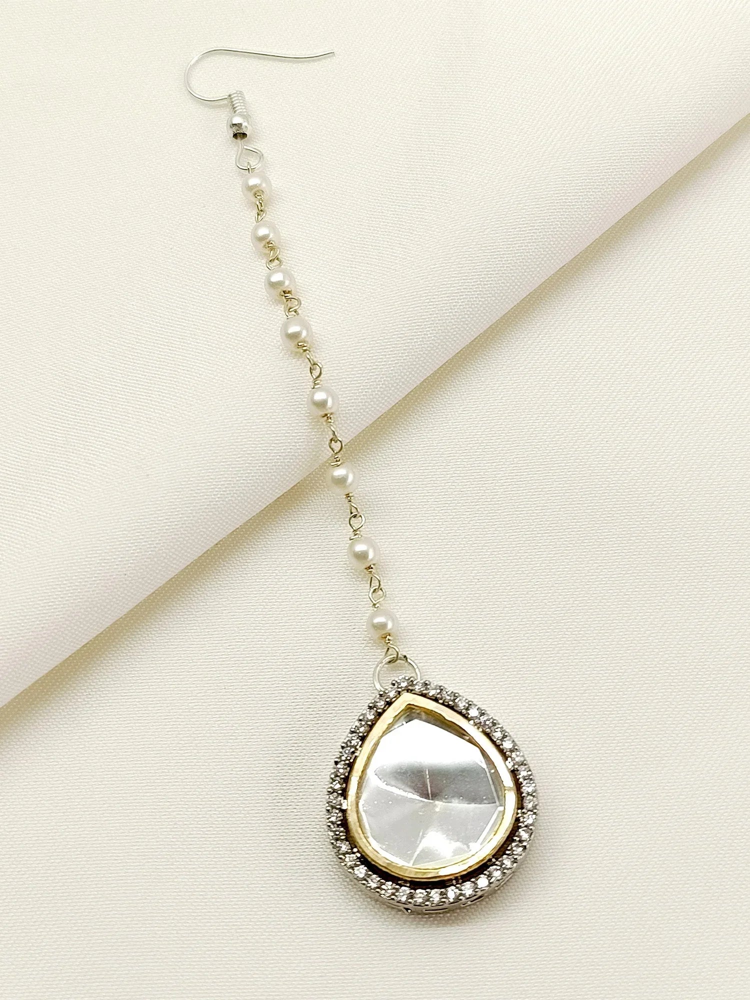 Keesha White Kundan Maangteeka