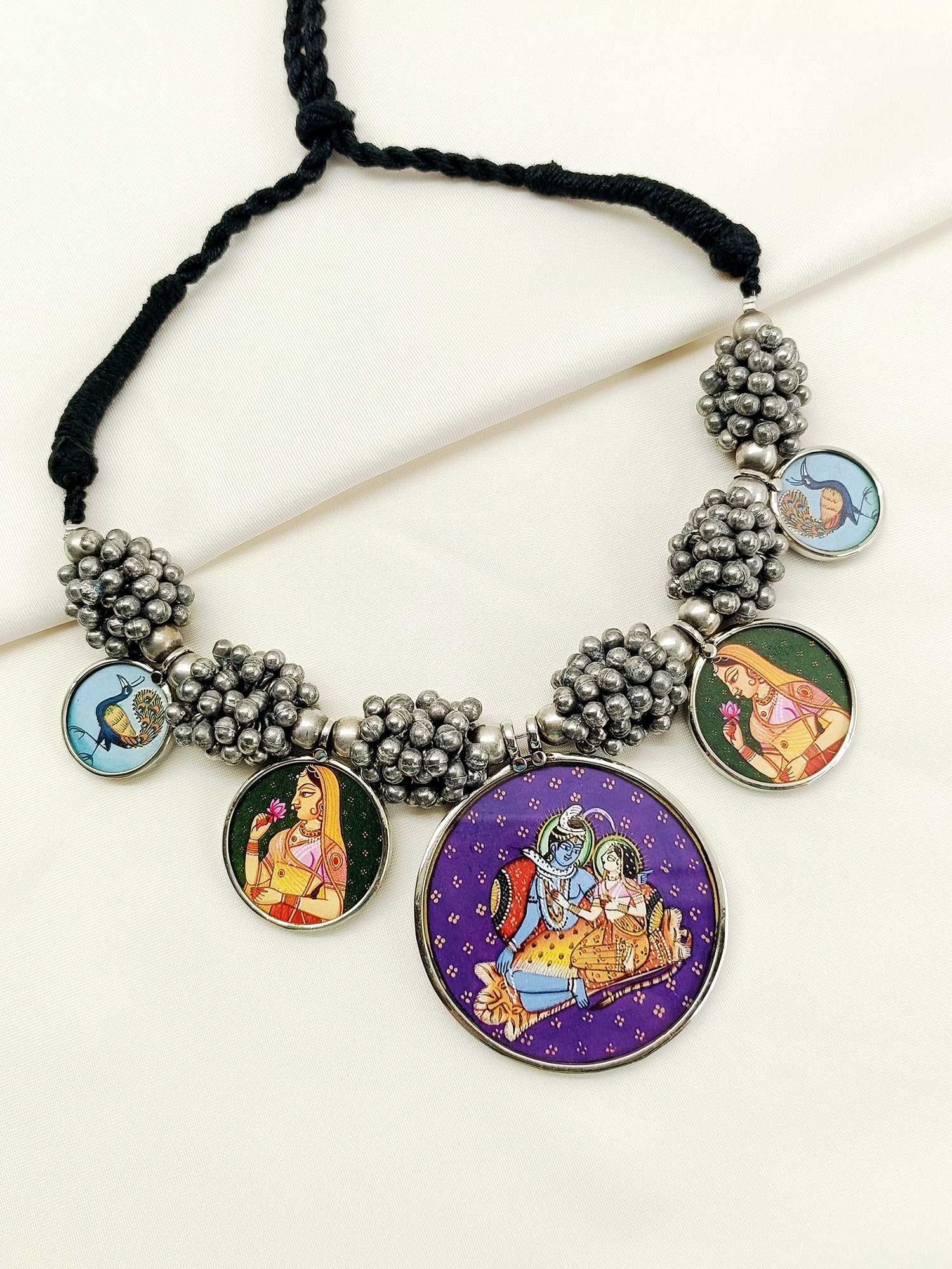 Anelle Multi Colour Oxidized Neckpiece