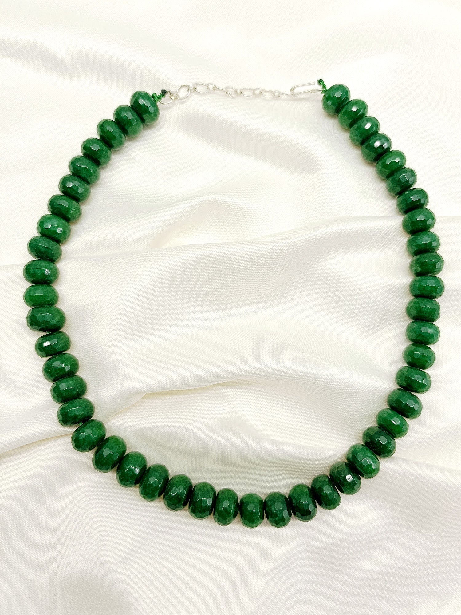 Charlie Green Beads Neckpiece - qivii
