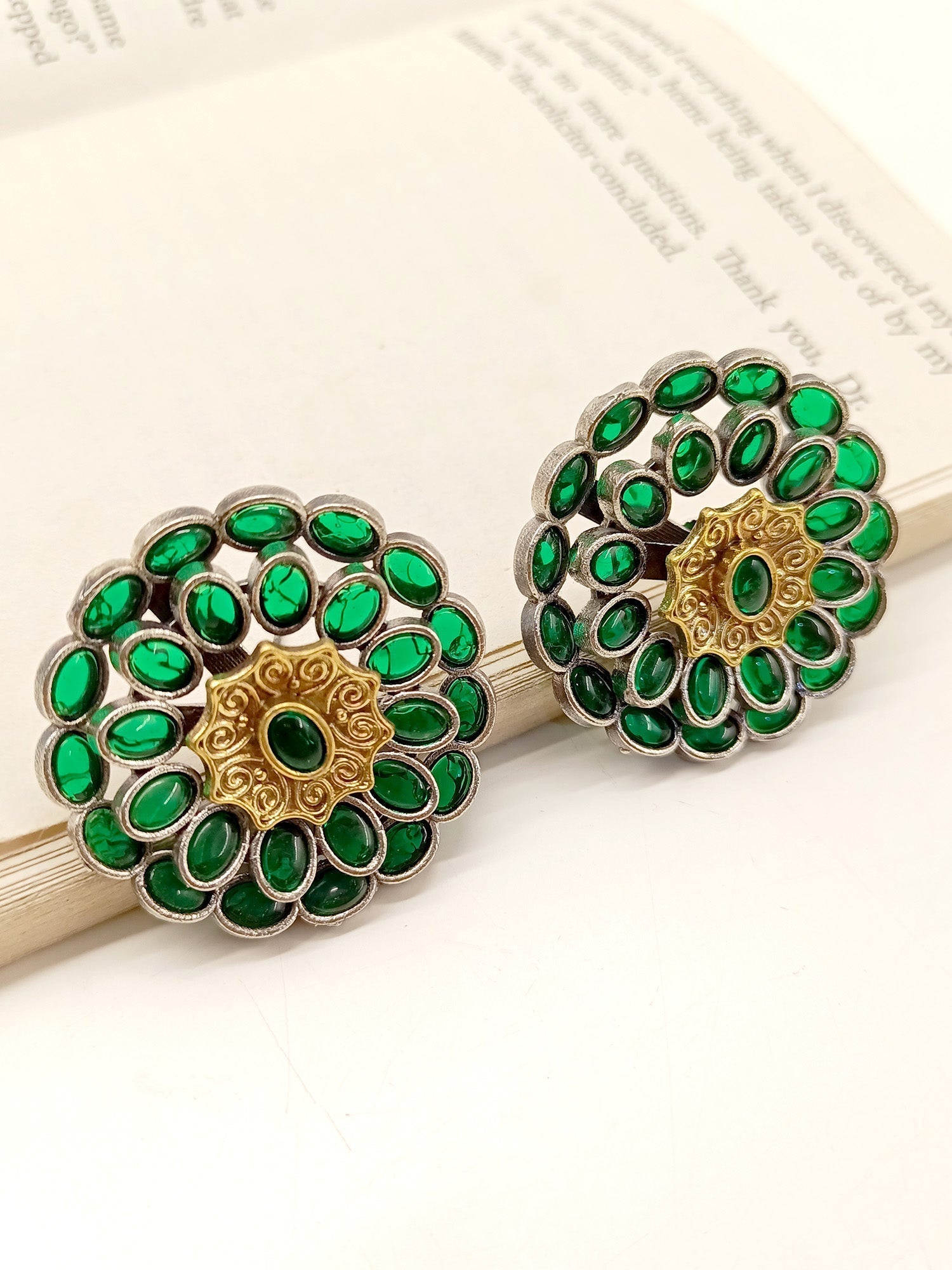 Gracelynn Green Oxidized Tops - qivii