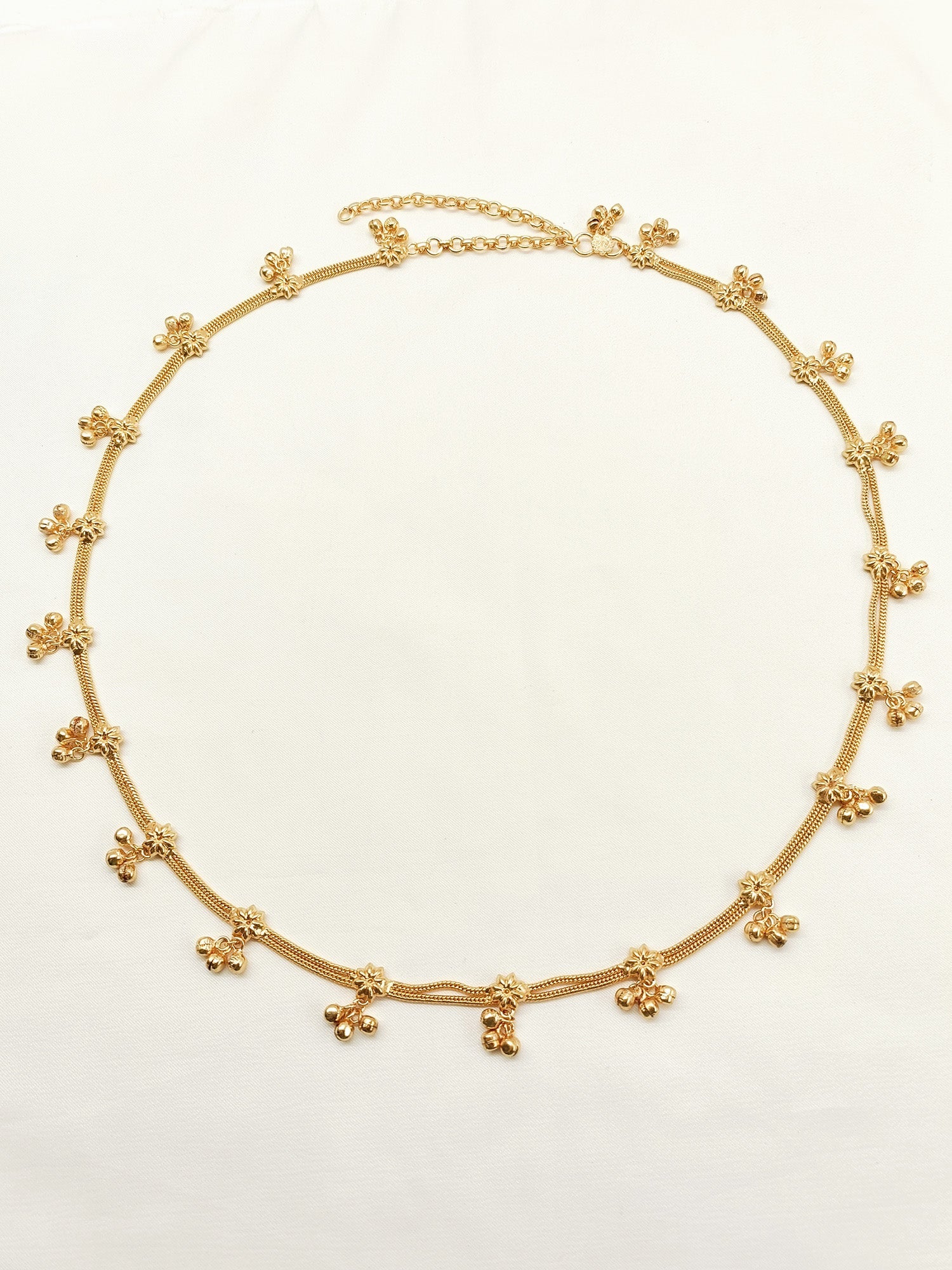 Frederike Golden Antique Waist Belt/kamar Bandh