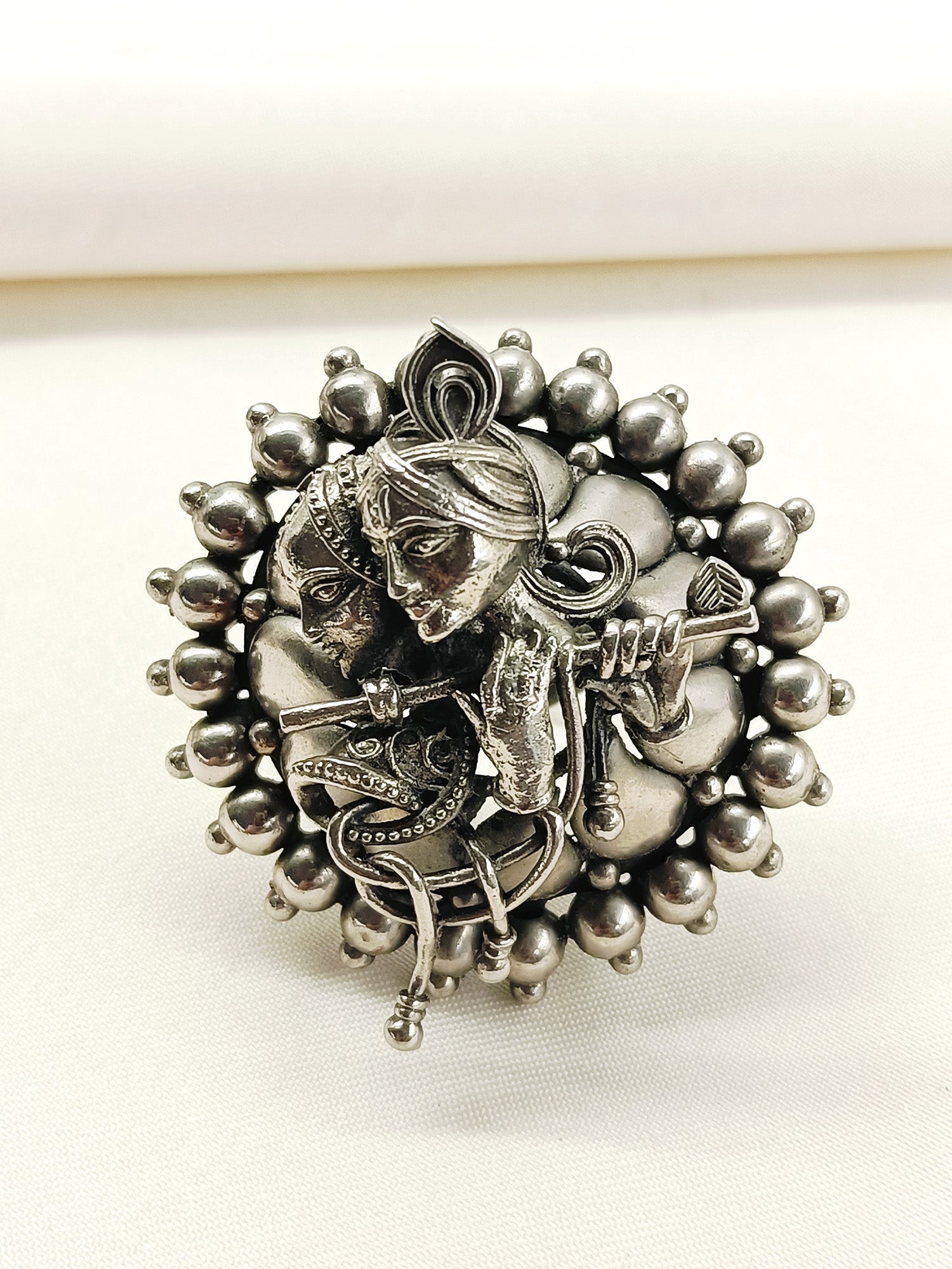 Fulwari Plain Oxidized Finger Ring