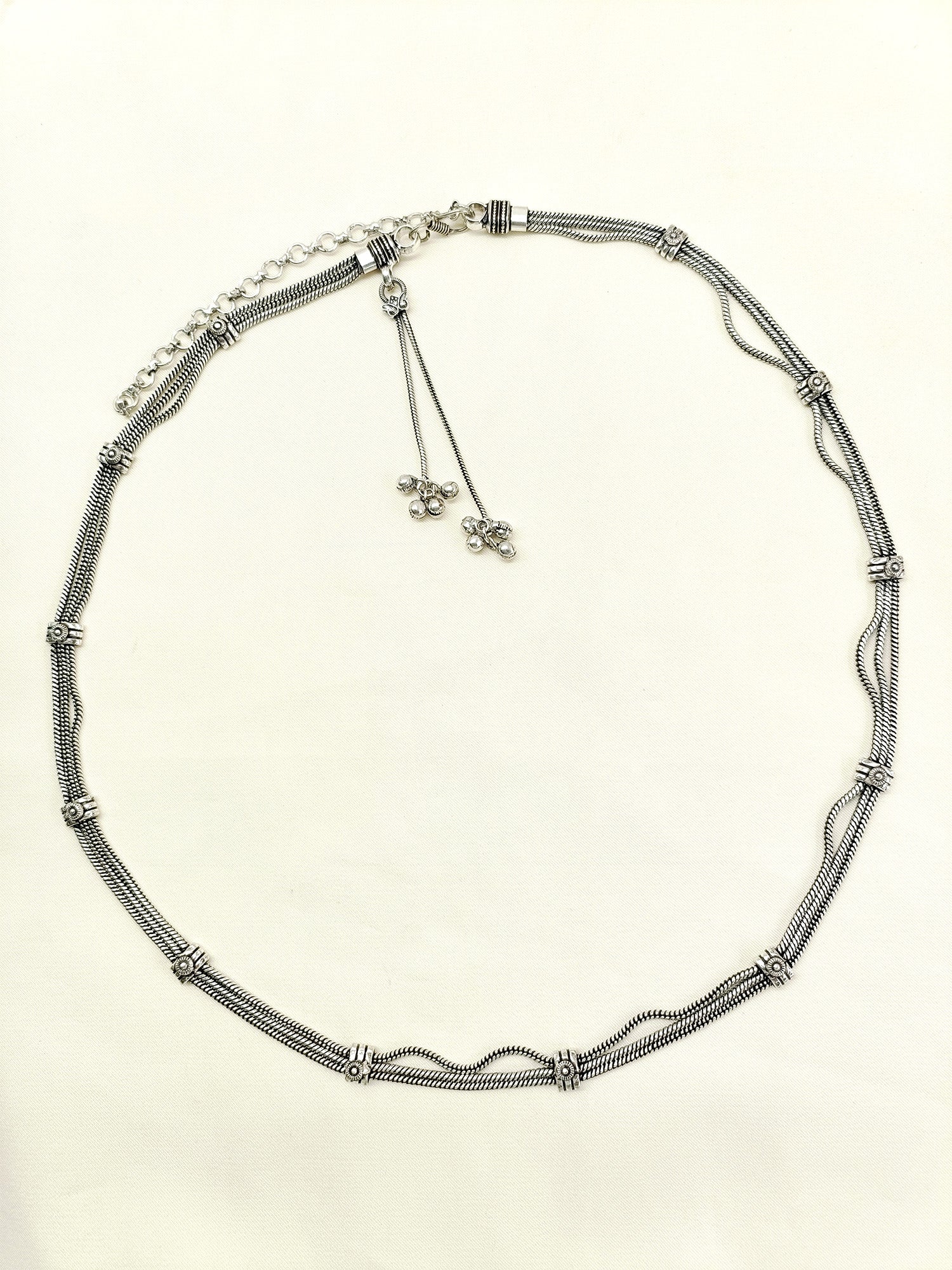 Samreen Plain Oxidized Waist Belt