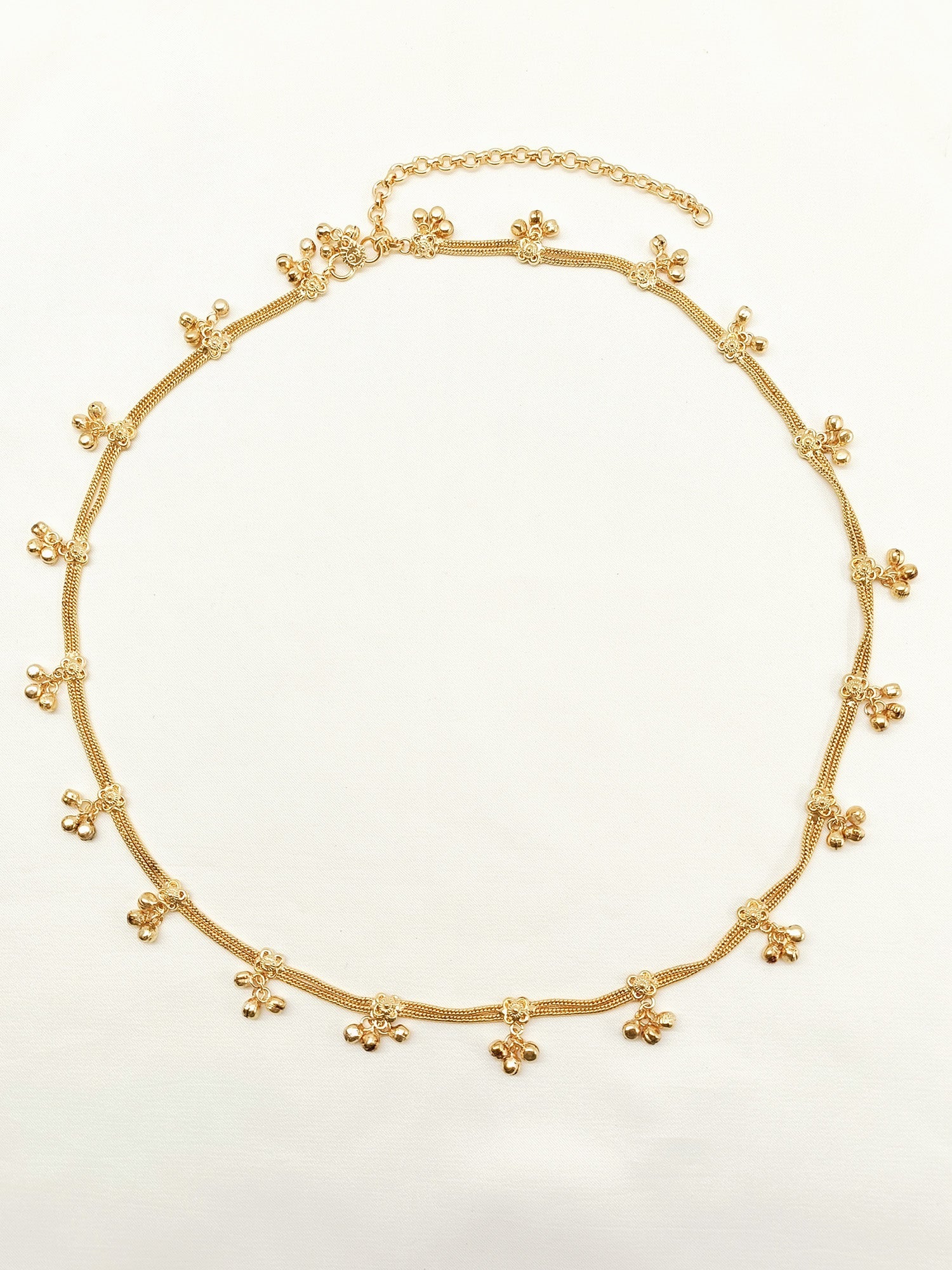 Jette Golden Antique Waist Belt/kamar Bandh