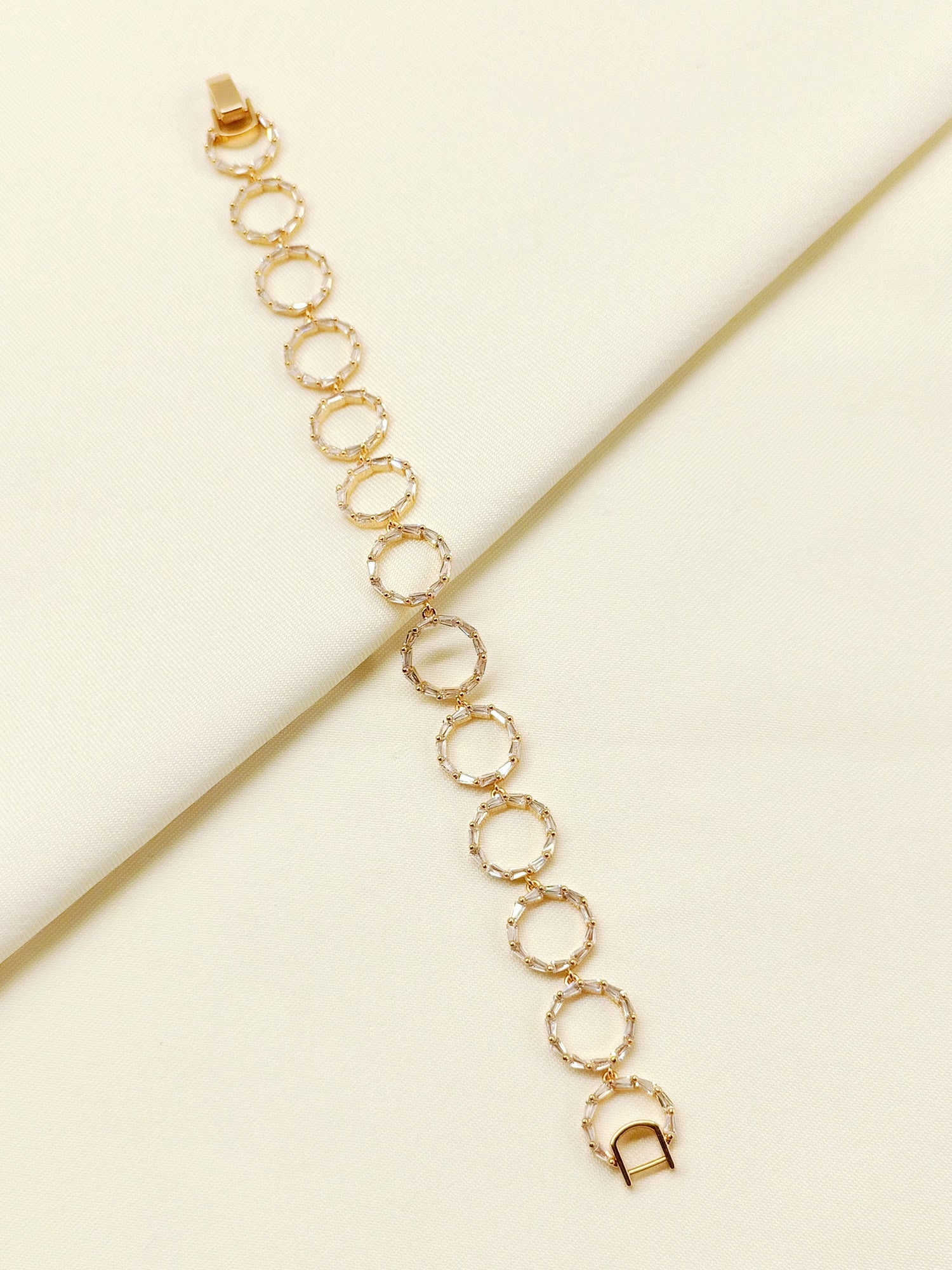 Leighton White American Diamond Bracelet