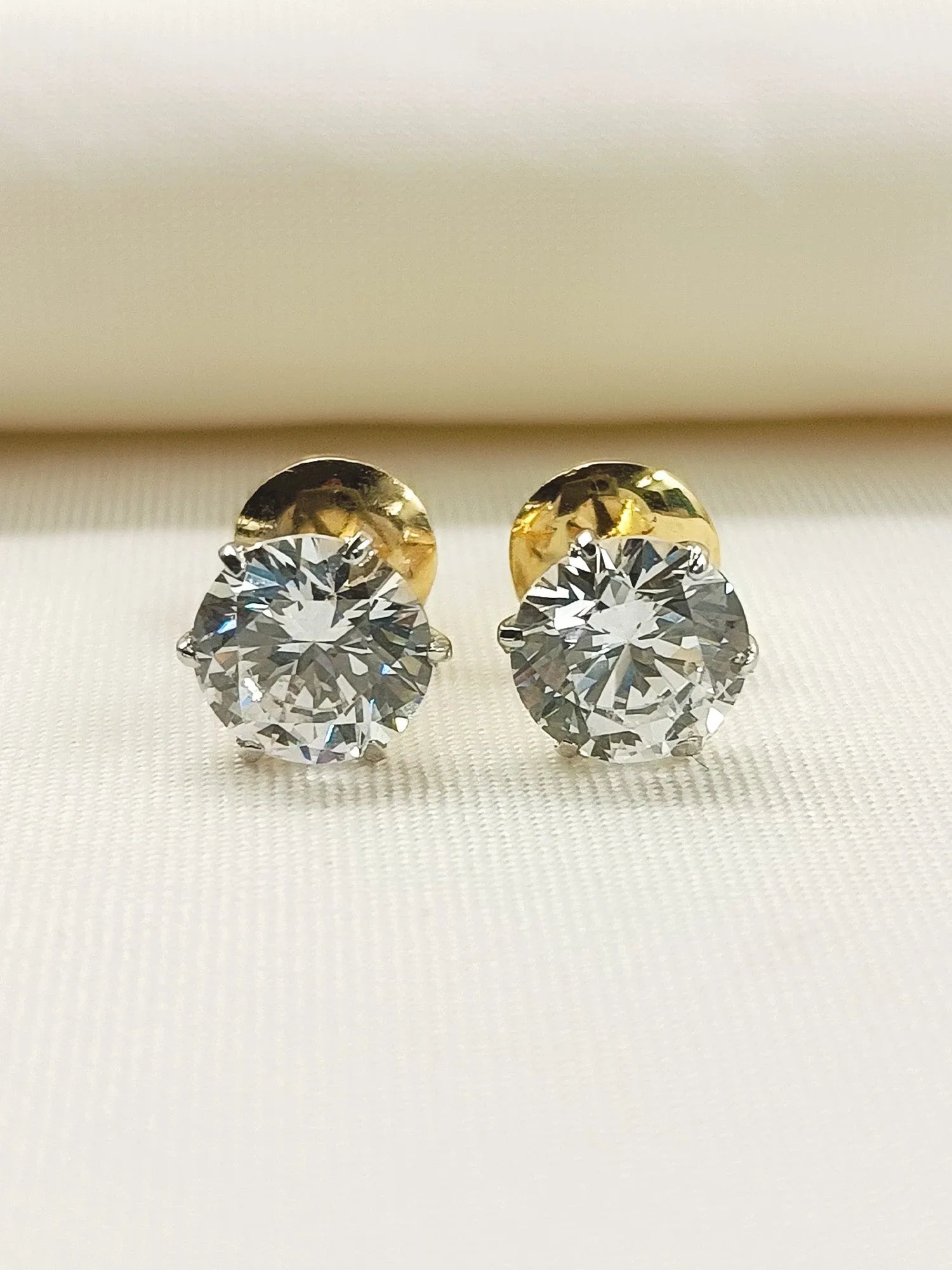 Aarehi 92.5 Silver Swarovski Stone Tops