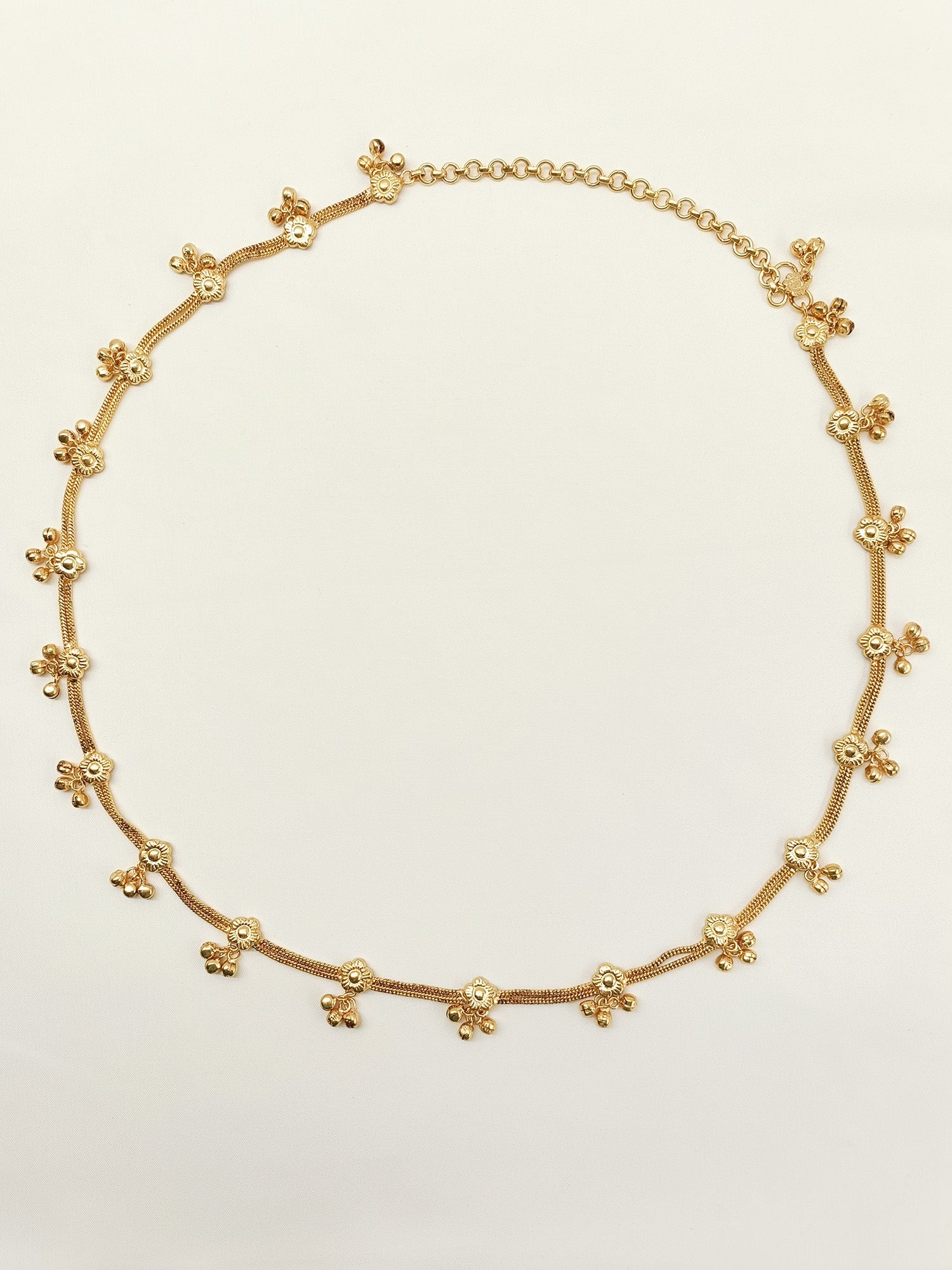 Simar Golden Antique Waist Belt/kamar Bandh