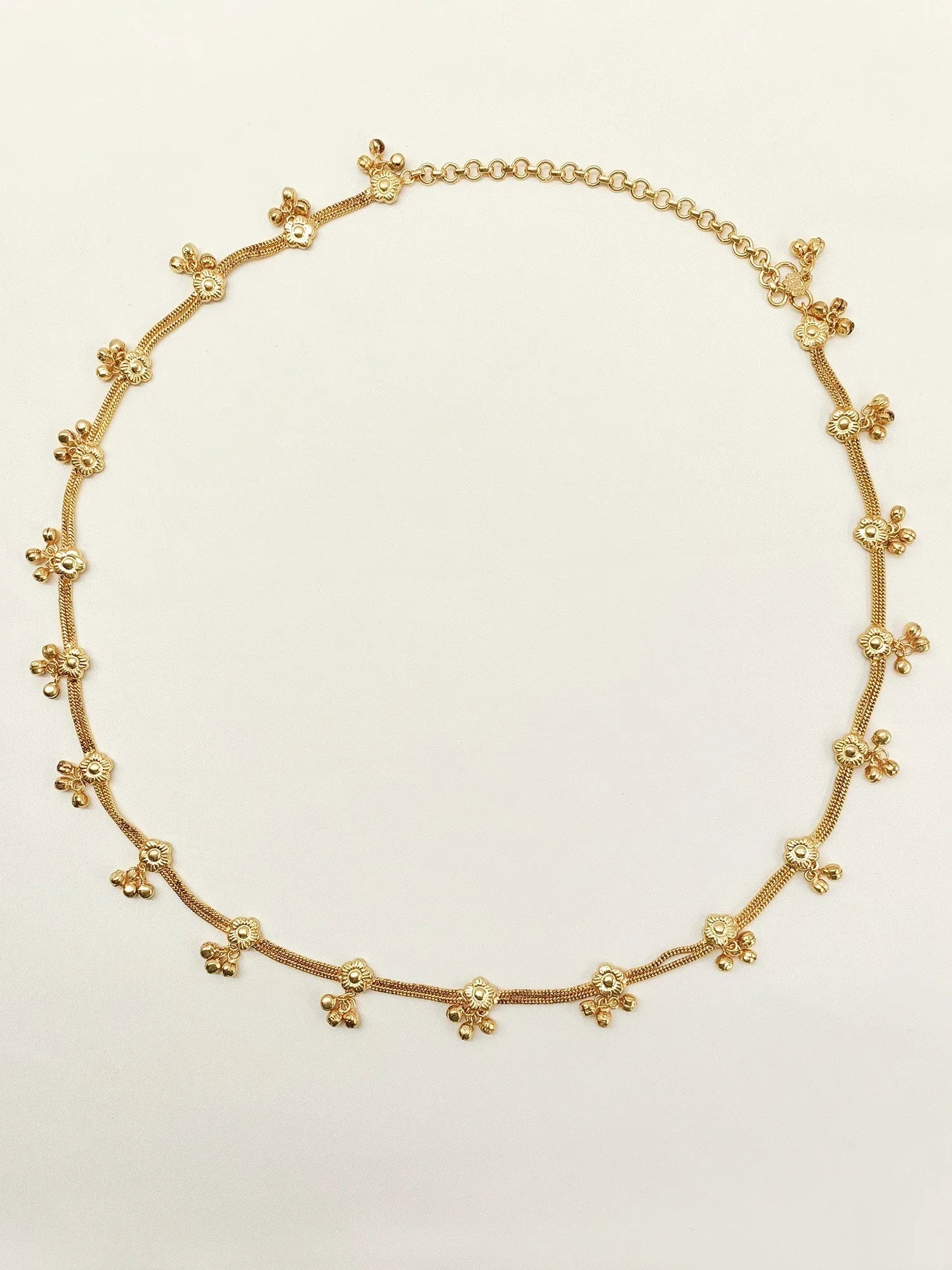 Simar Golden Antique Waist Belt/kamar Bandh