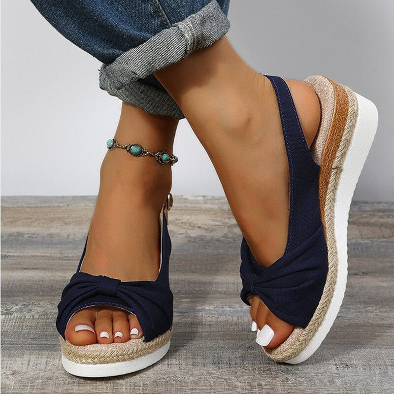 Candy - Orthopädische Peep-Toe Sandalen - By Qivii