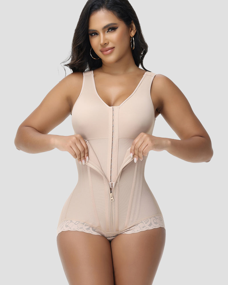 Shapshe® Fajas Colombianas Double Compression Overbust Body Shaper