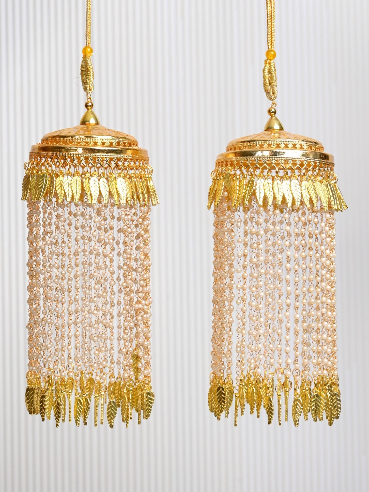 Jrika Cream Pearl Hanging Kalira - qivii