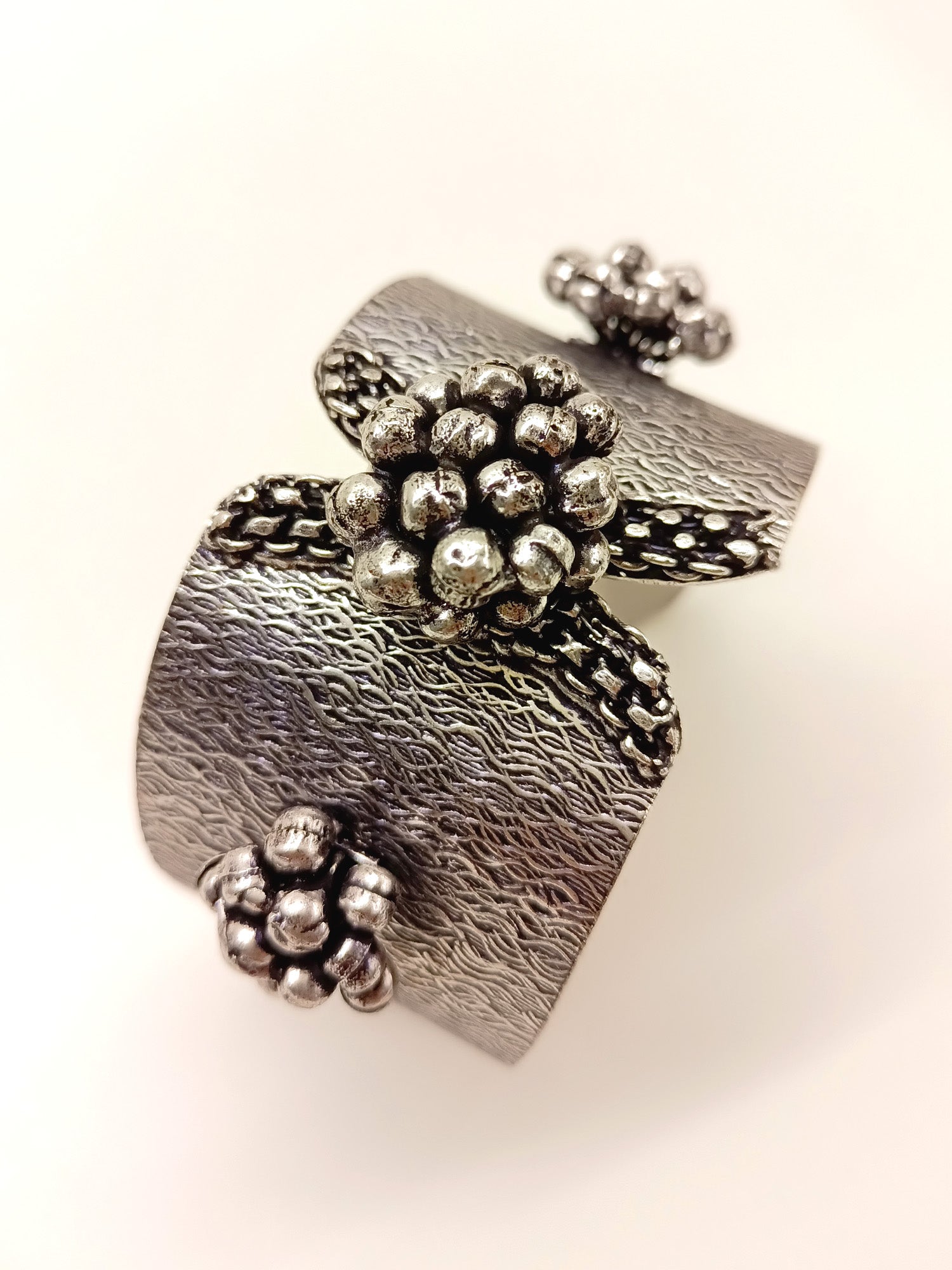 Bernice Oxidized Silver Bracelet