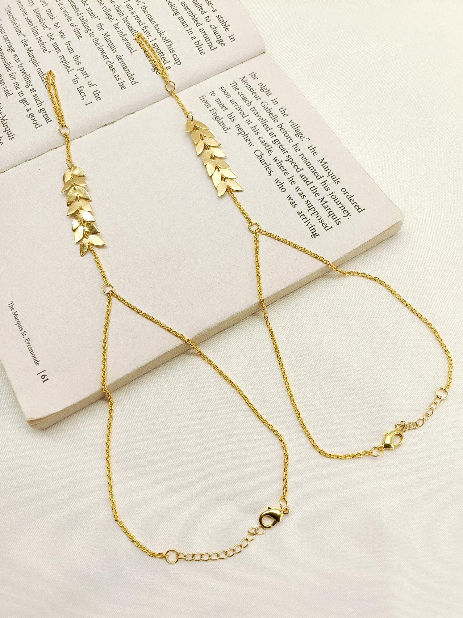 Skylar Golden Western Anklet