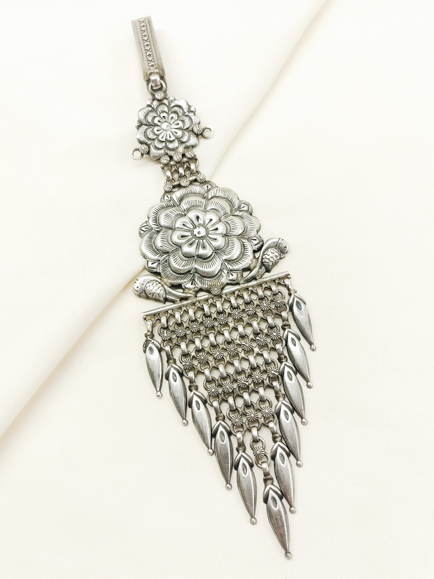 Rupini Plain Oxidized Key Ring