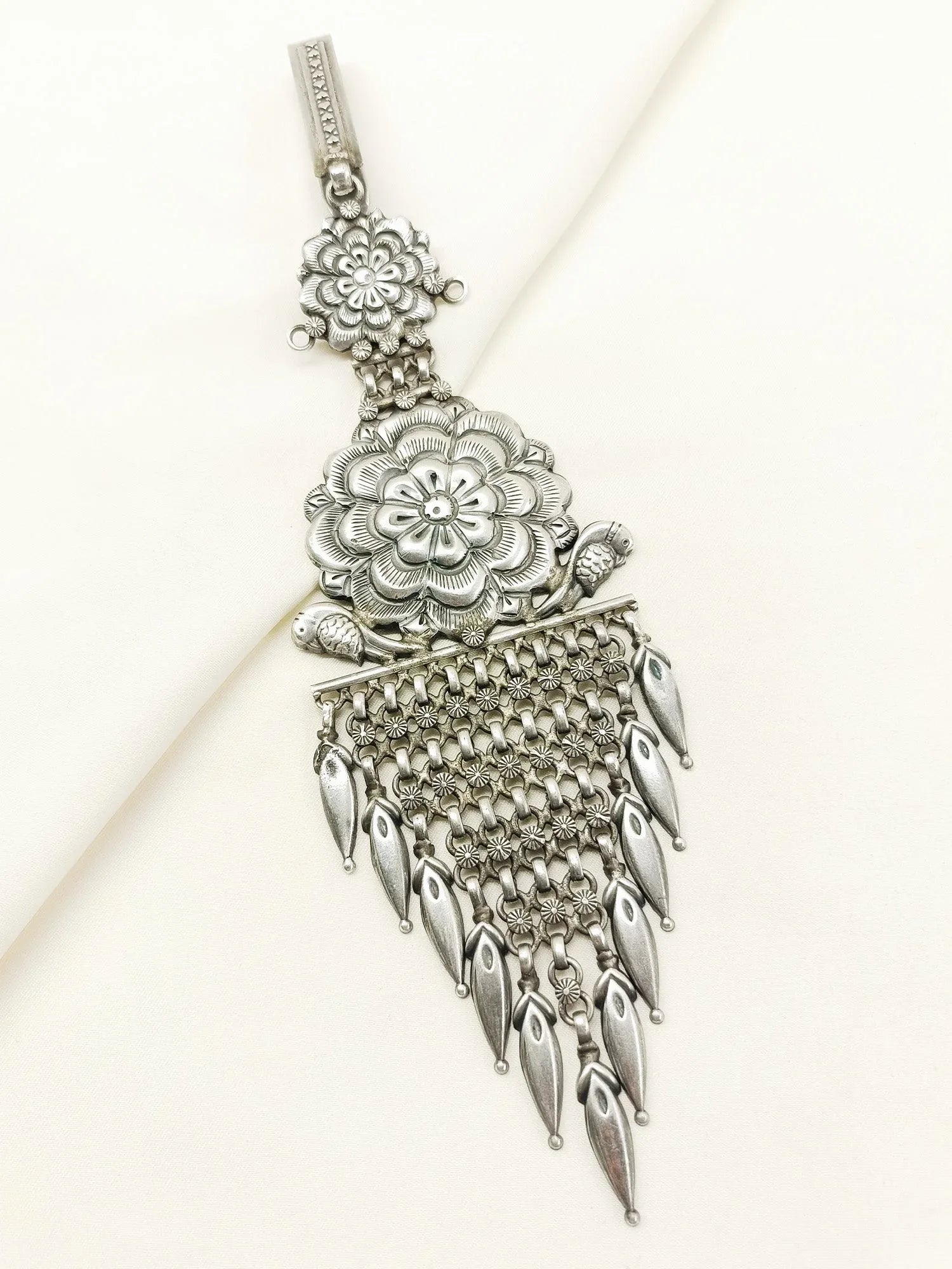 Rupini Plain Oxidized Key Ring
