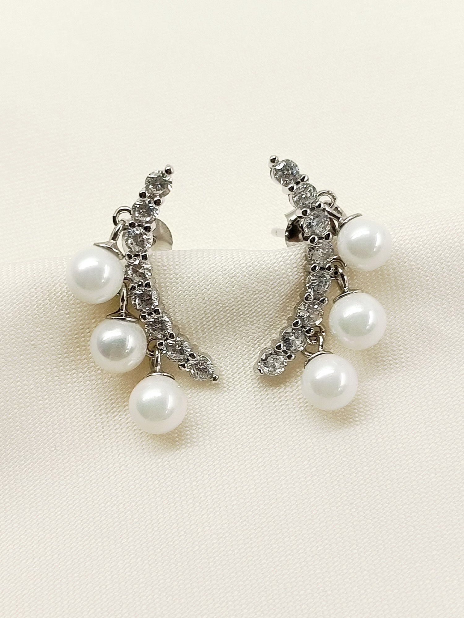 Deaba 92.5 Silver Swarovski Stone Tops - qivii