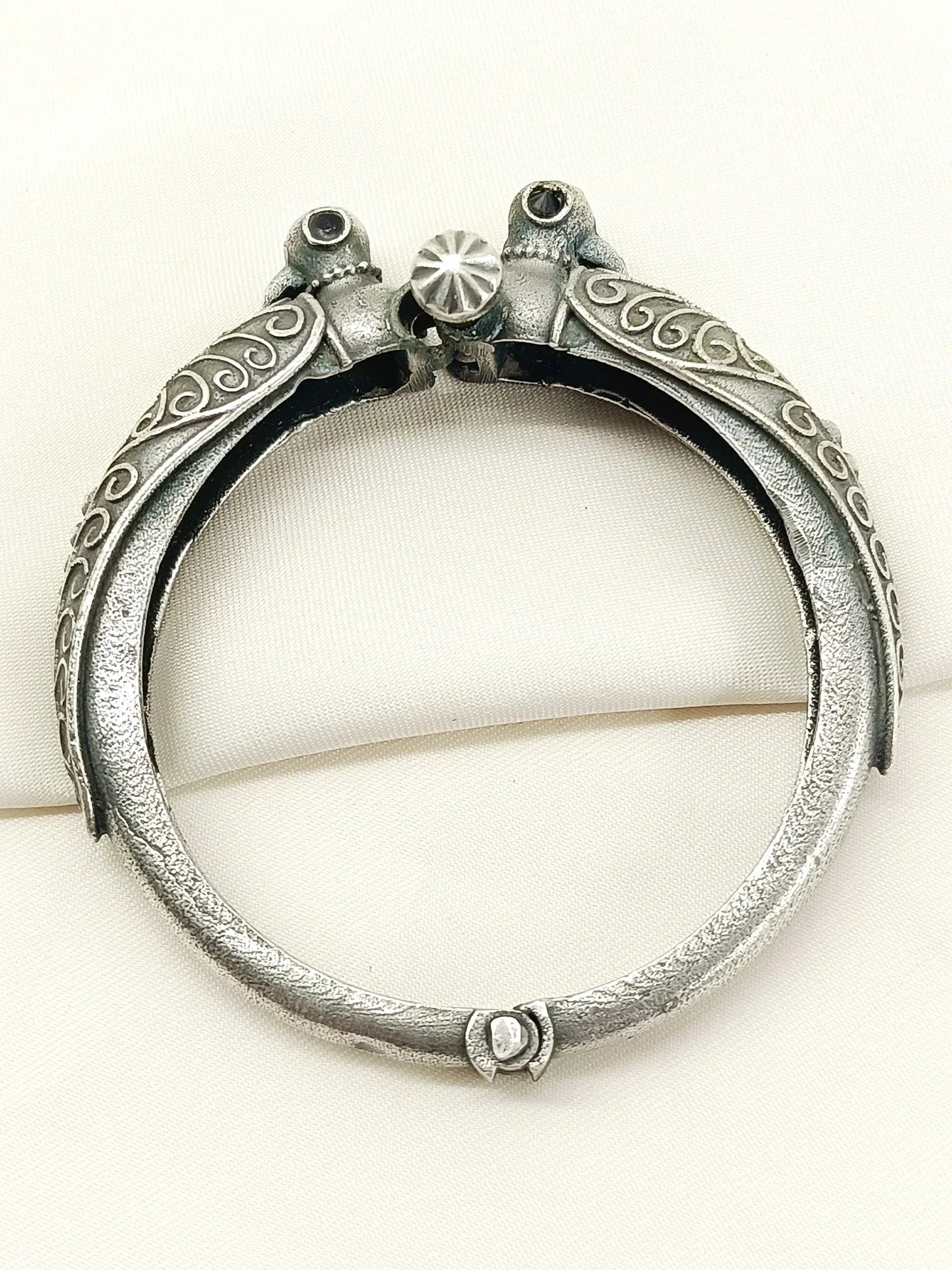 Cain Plain Oxidized Kada