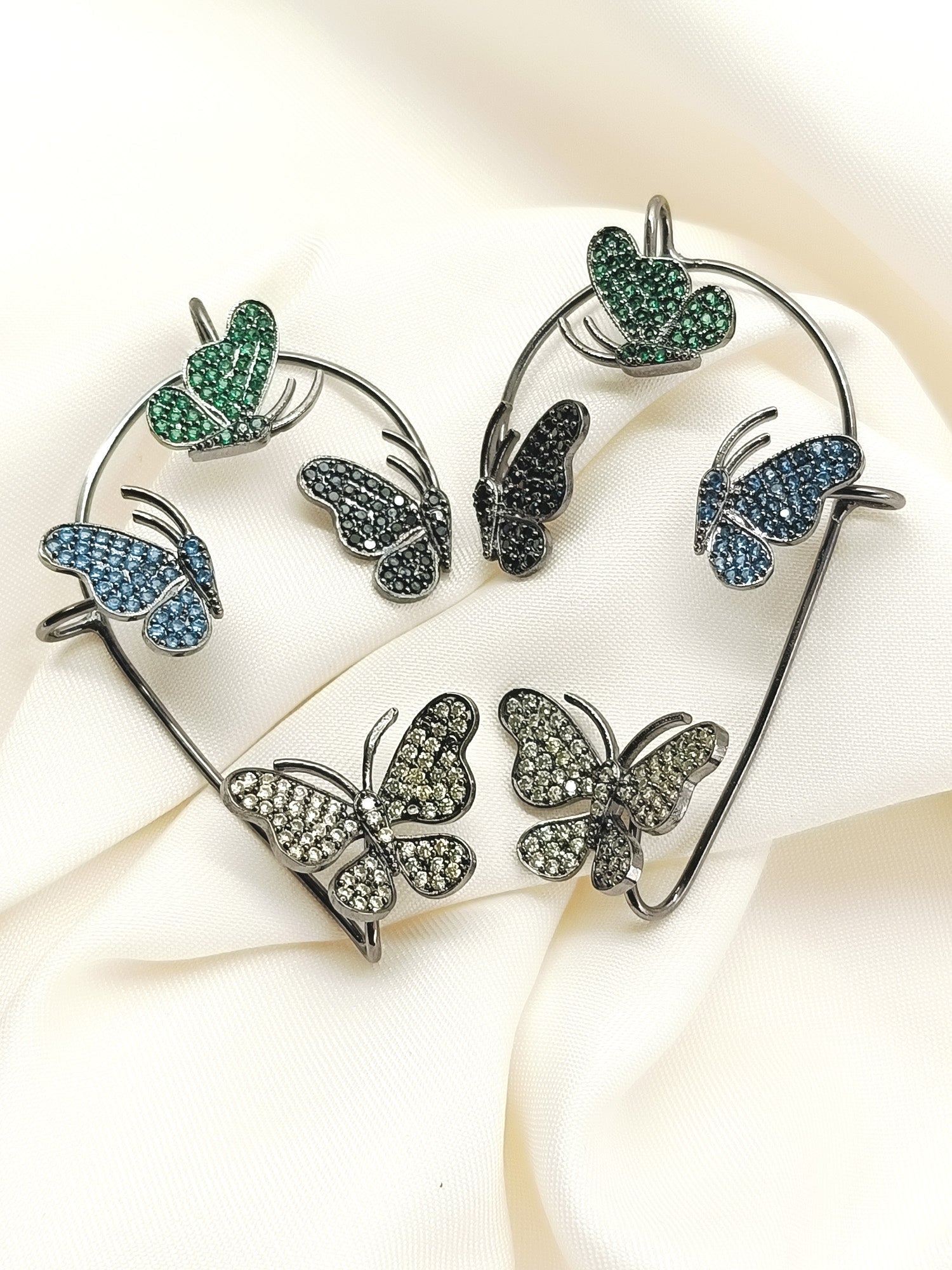 Hanisha Multi Colour Victorian Earring