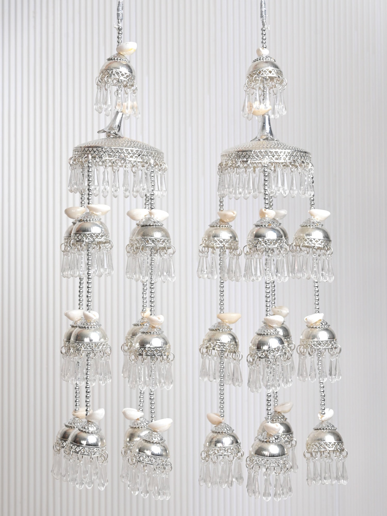 Ferna White Pearl Hanging & Shell Kalira - qivii