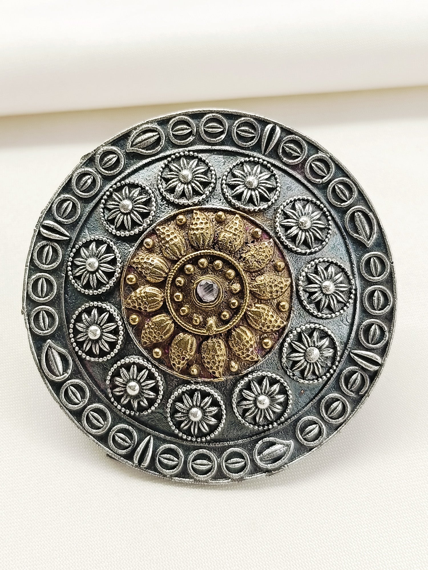 Xiti Baby Pink Oxidized Finger Ring