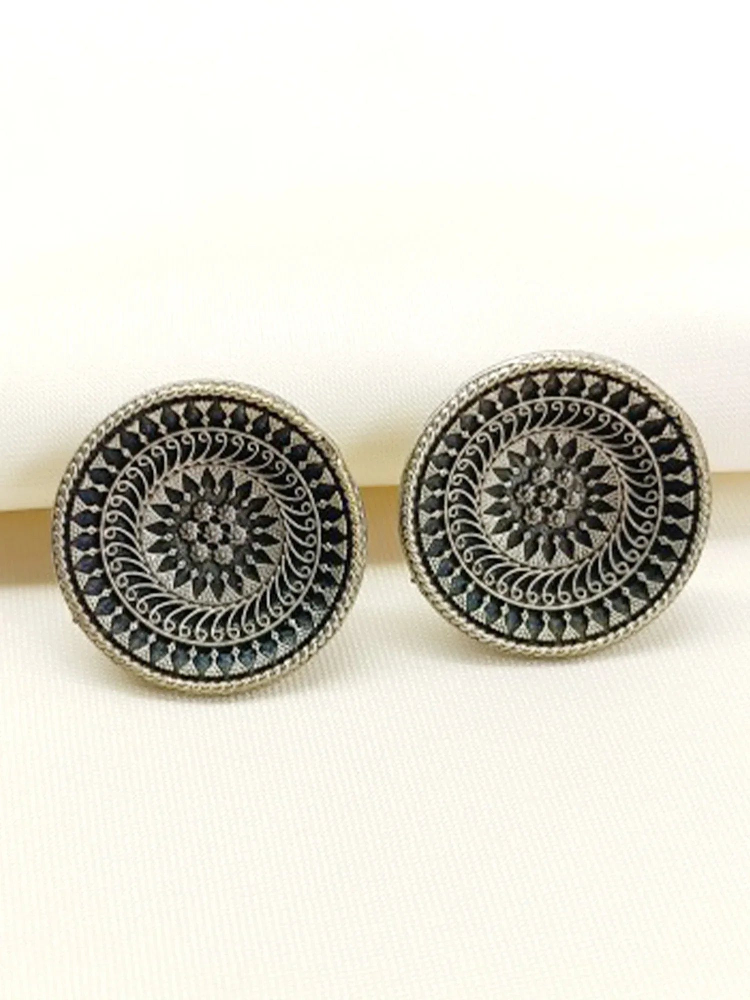 Brishti Plain Oxidized Tops