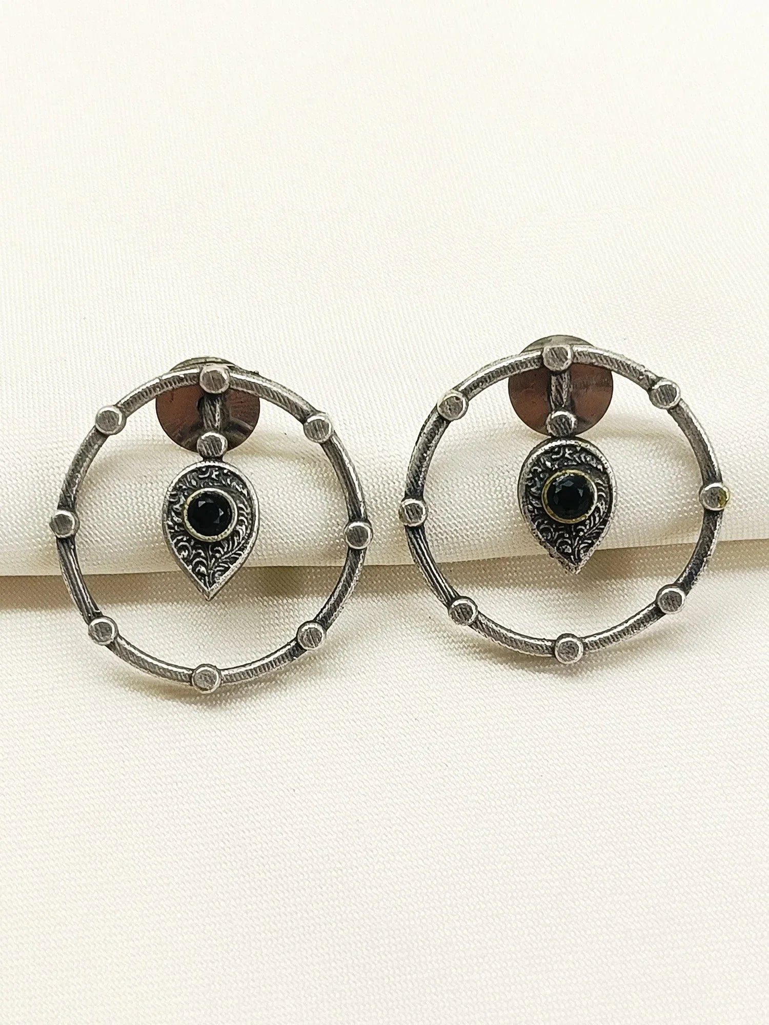 Urisha Black Oxidized Tops