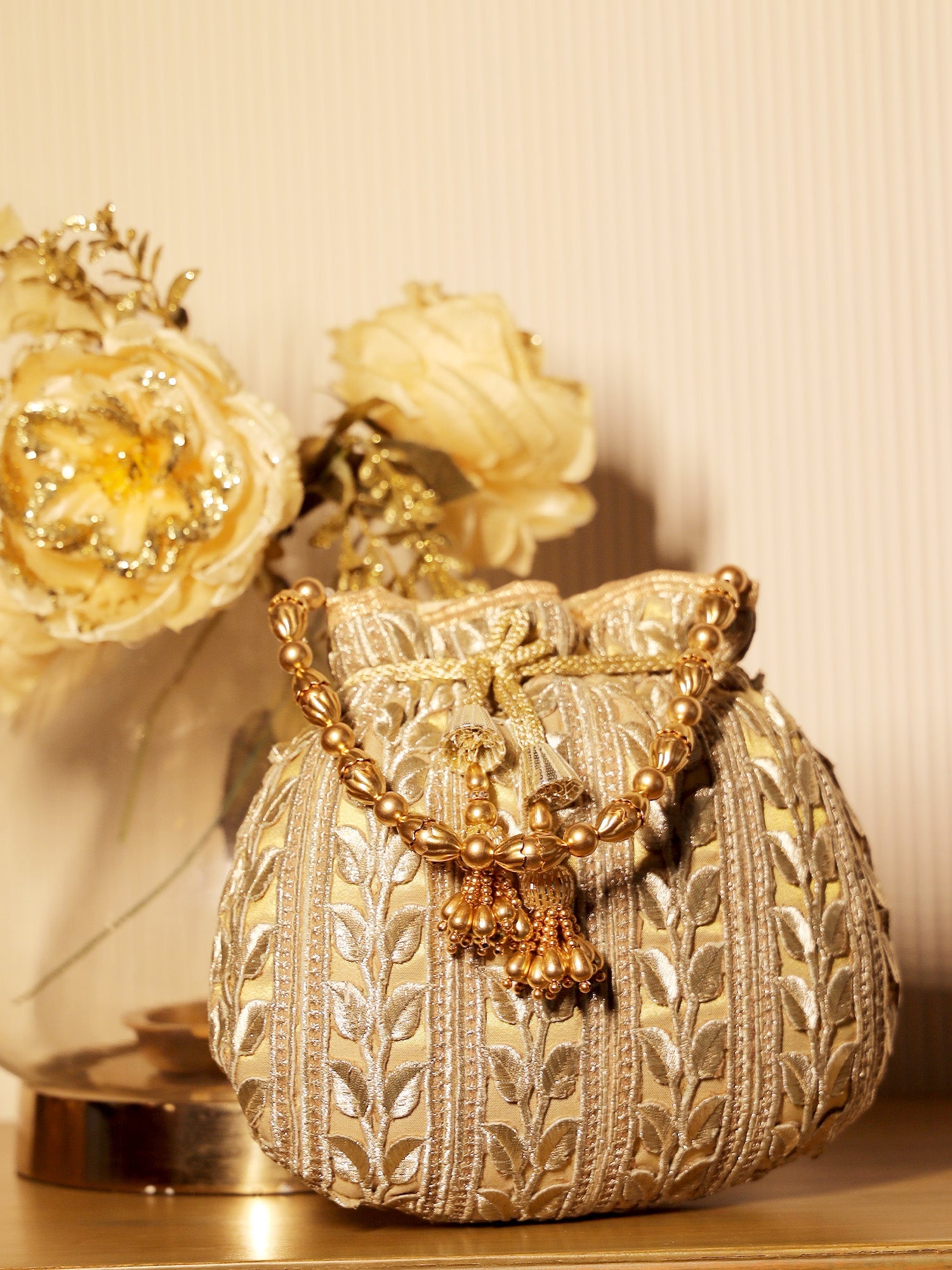 Taman Copper Potli Bag