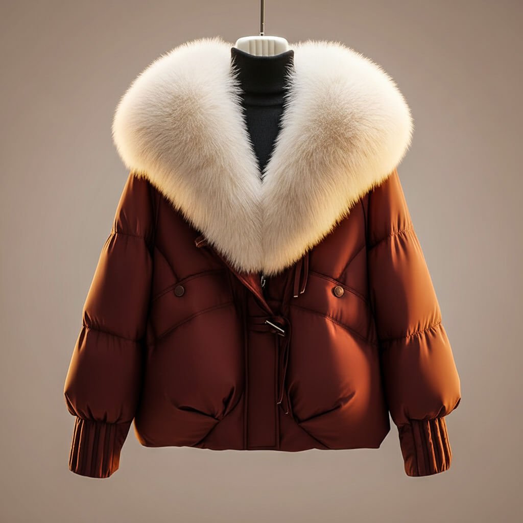 Scarlett Prestige Fur Short Coat - By Qivii