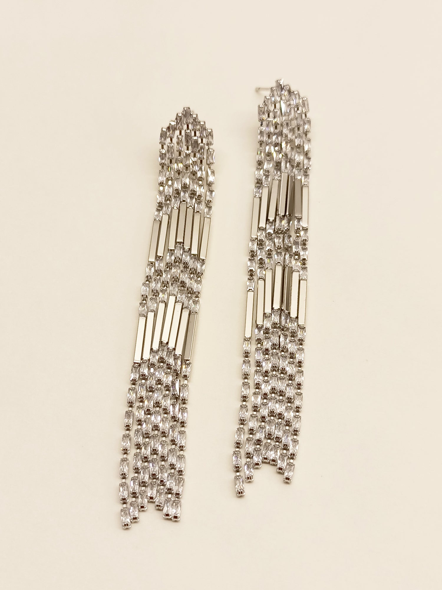Lila Silver Plating Western Earrings - qivii