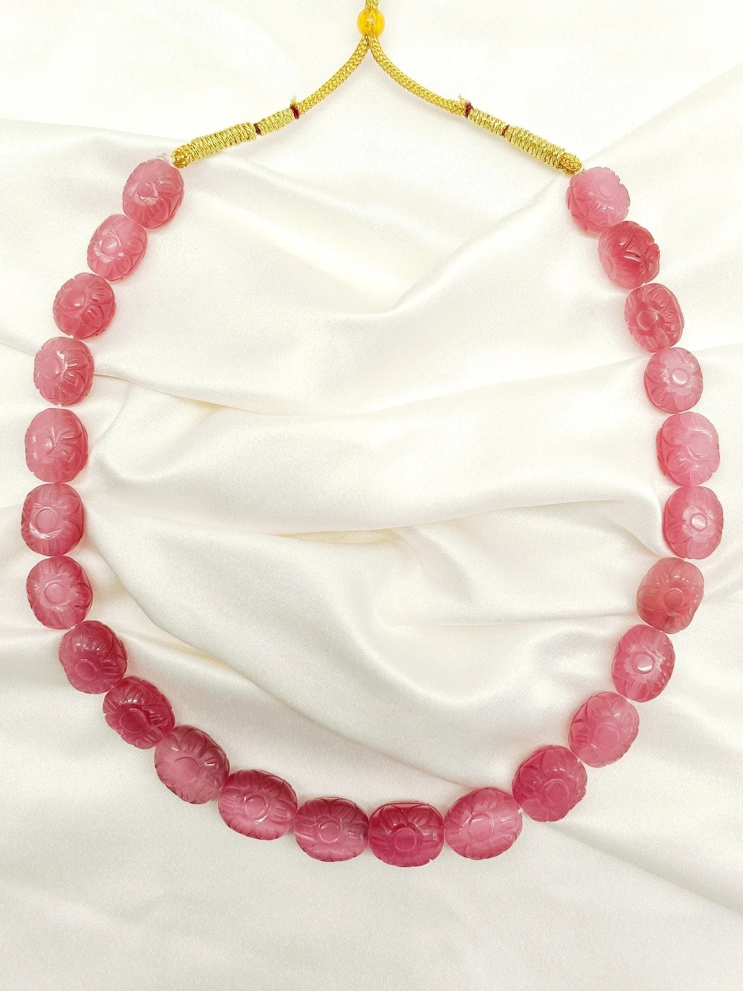 Krishti Pink Beads Neckpiece