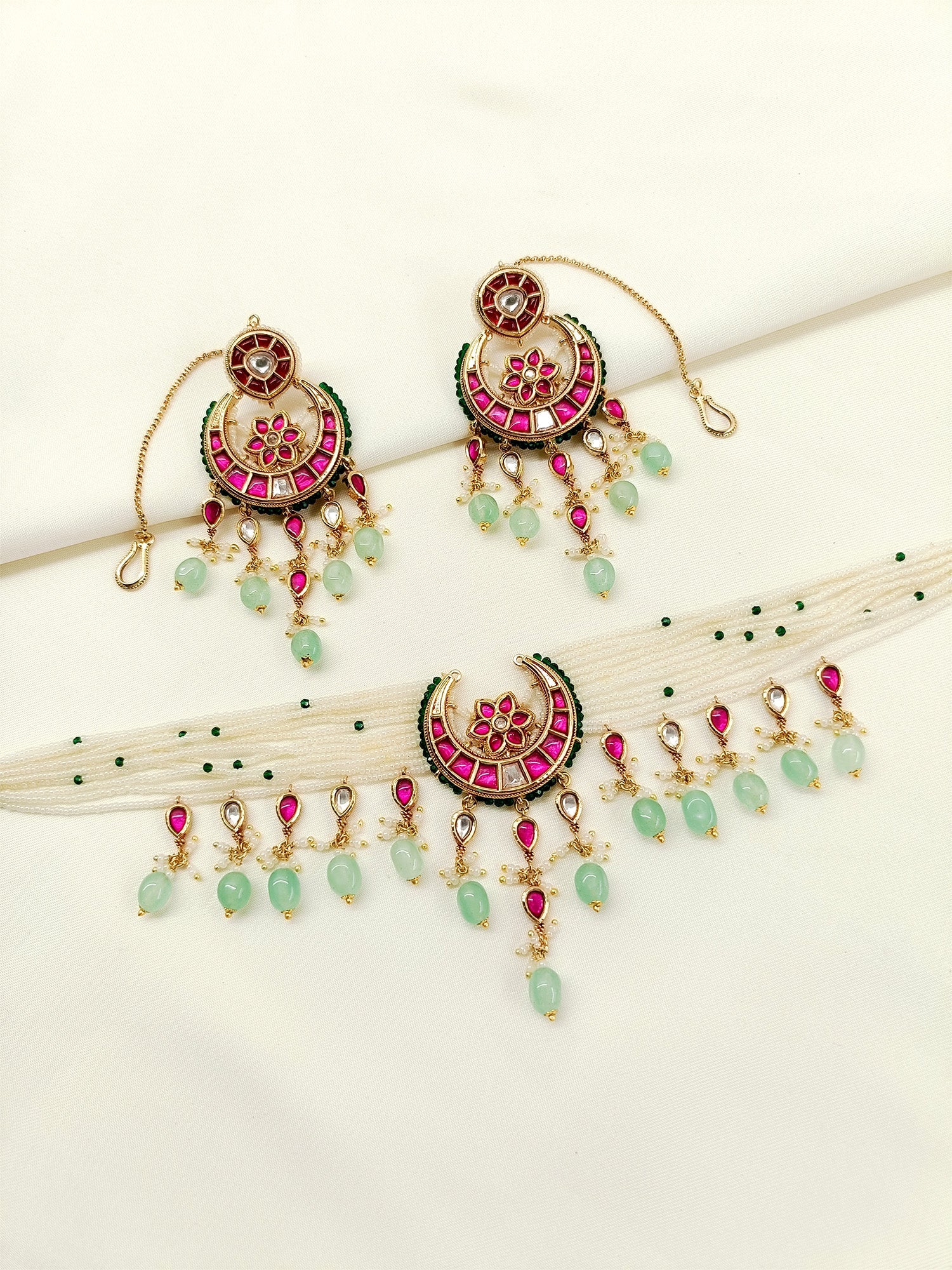Anvedhna R&G Kundan Choker Set