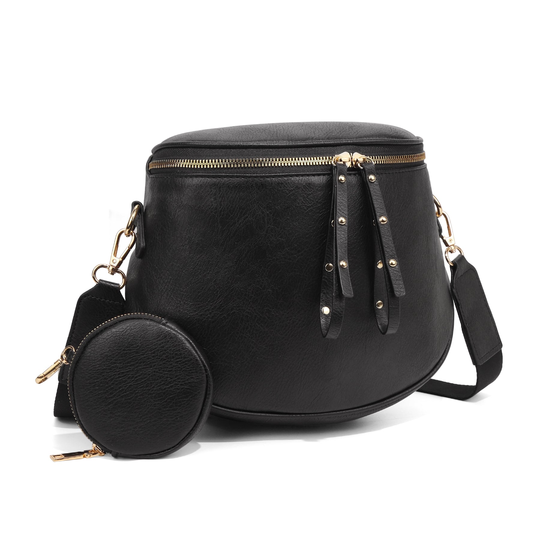Ounamei Large Crossbody Bag for Women | Multi-Style Bag with Coin Pouch for Travel & Daily Use
