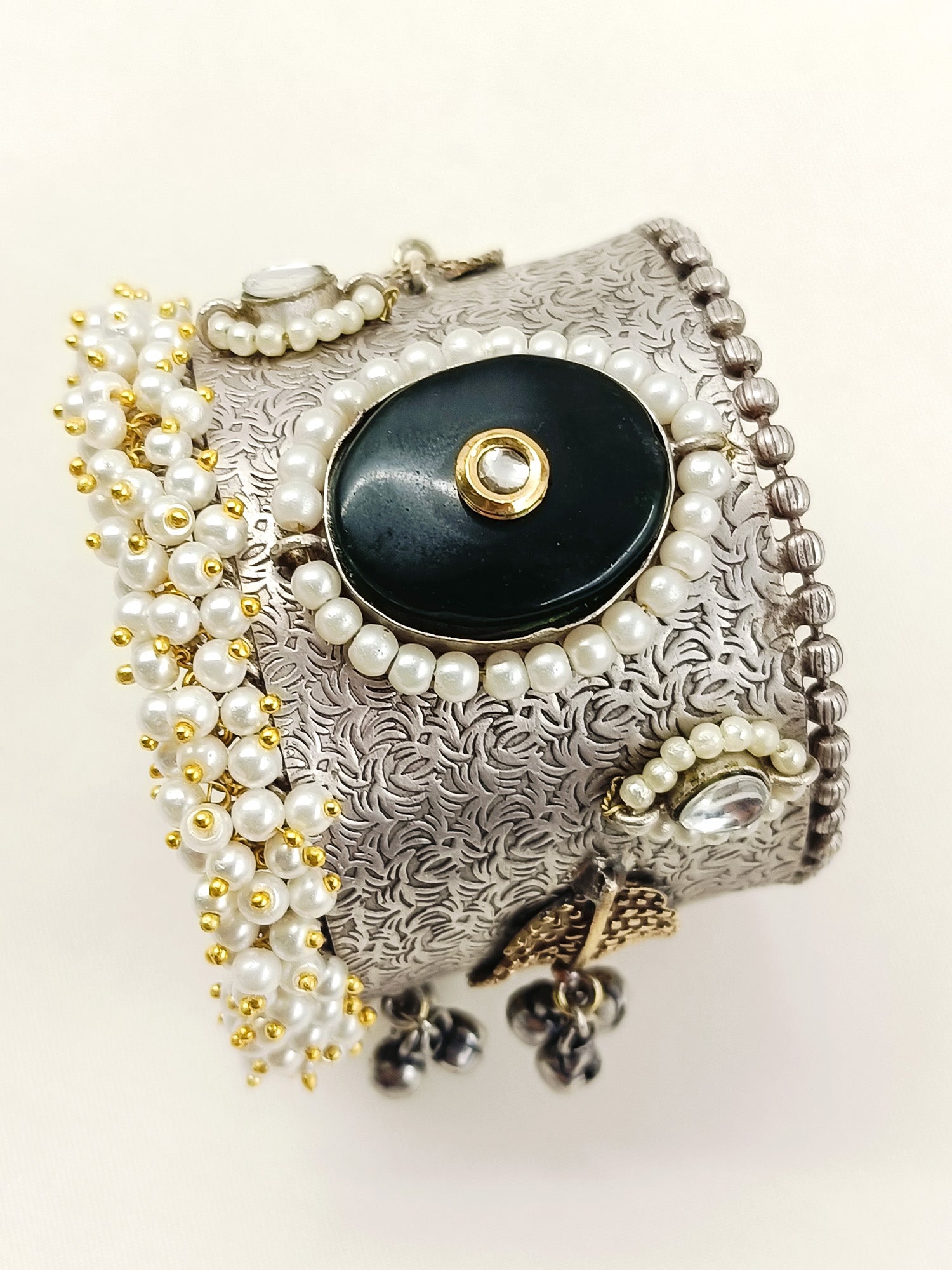 Firdousi Black Oxidized Bracelet