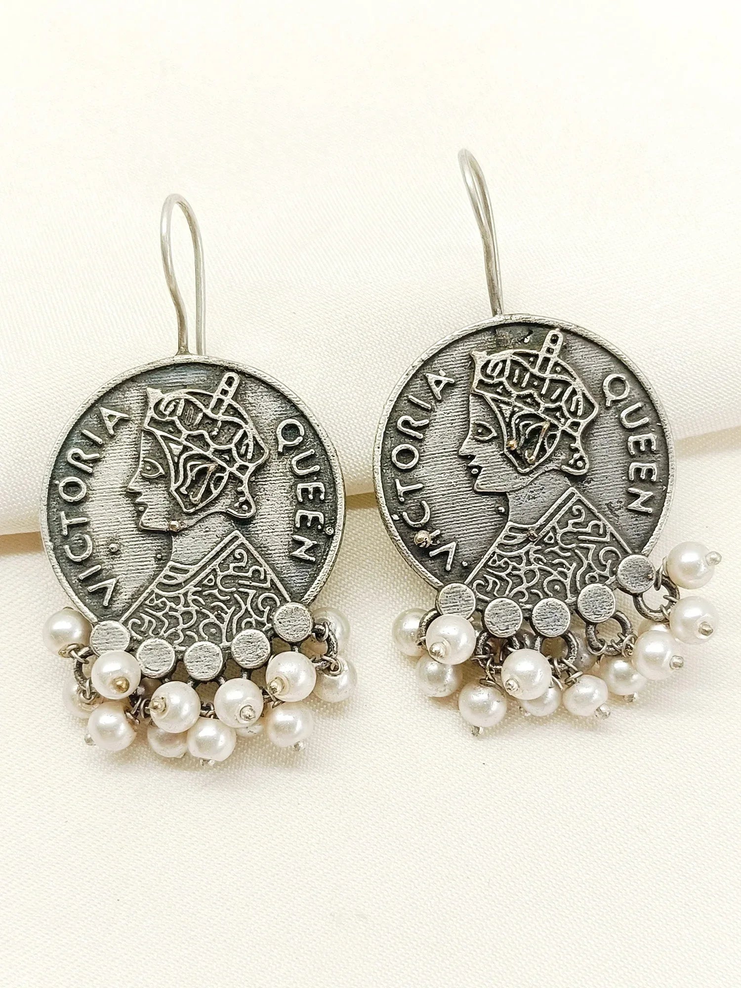 Sheetal Plain Oxidized Earring