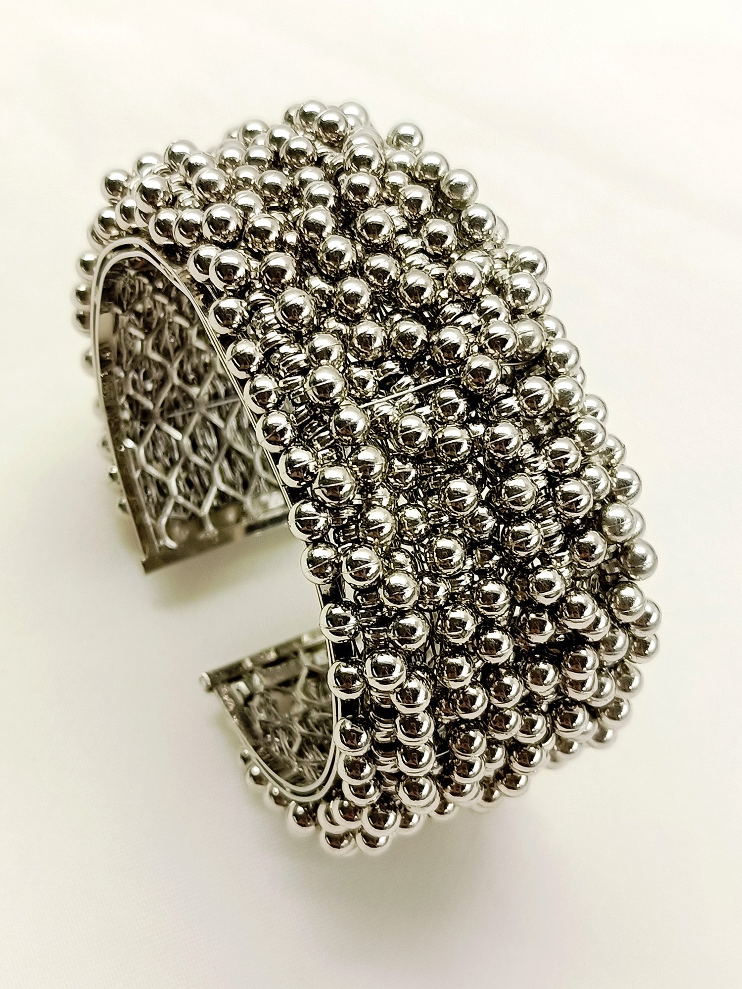 Indupriya Silver Oxidized Bracelet