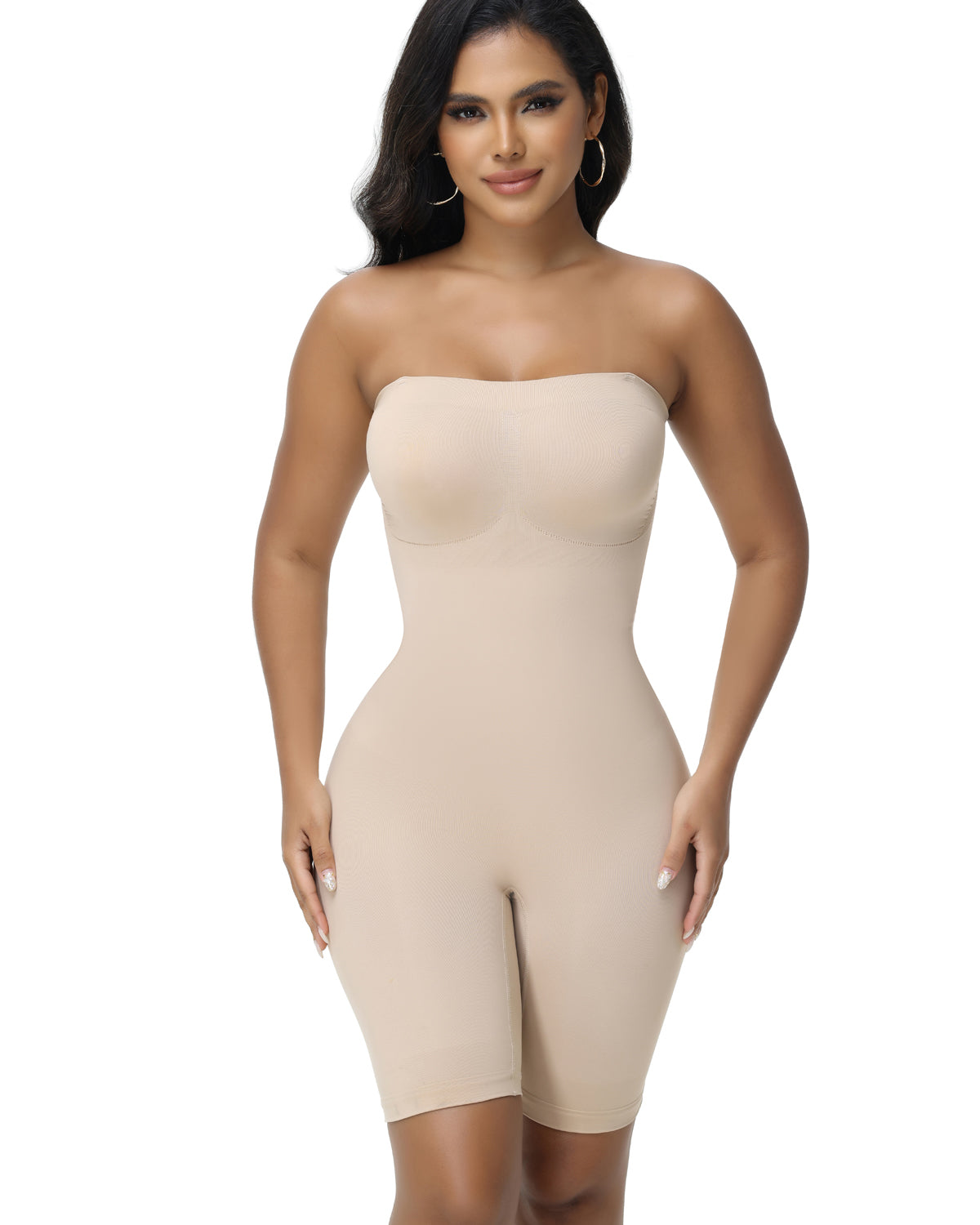 Shapshe® Hourglass Smooth Strapless Tummy Control Shapewear Bodysuit