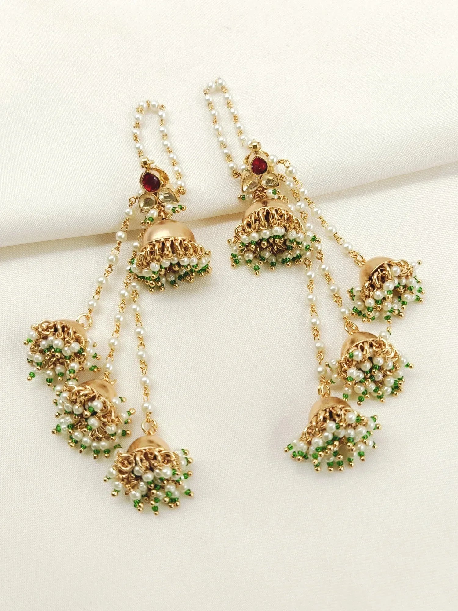 Meerakshi Ruby Kundan Jhumki