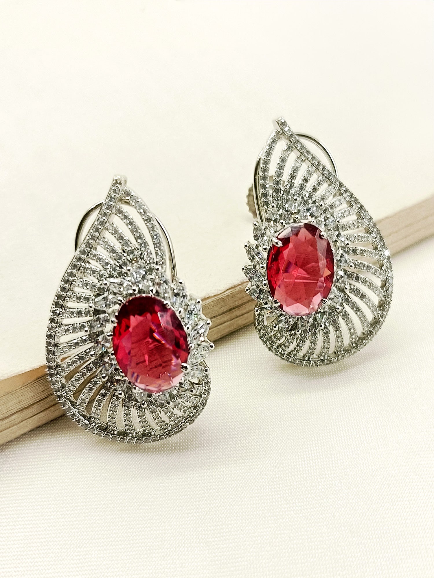 Dea Rose Pink American Diamond Tops - qivii