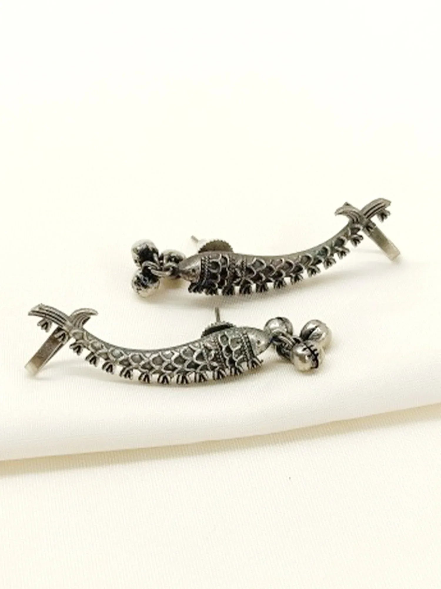 Bhakti Plain Oxidized Earcuffs