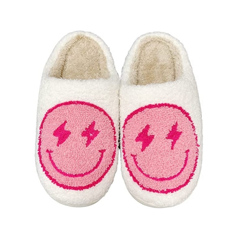 Lightning Smile Face Slippers