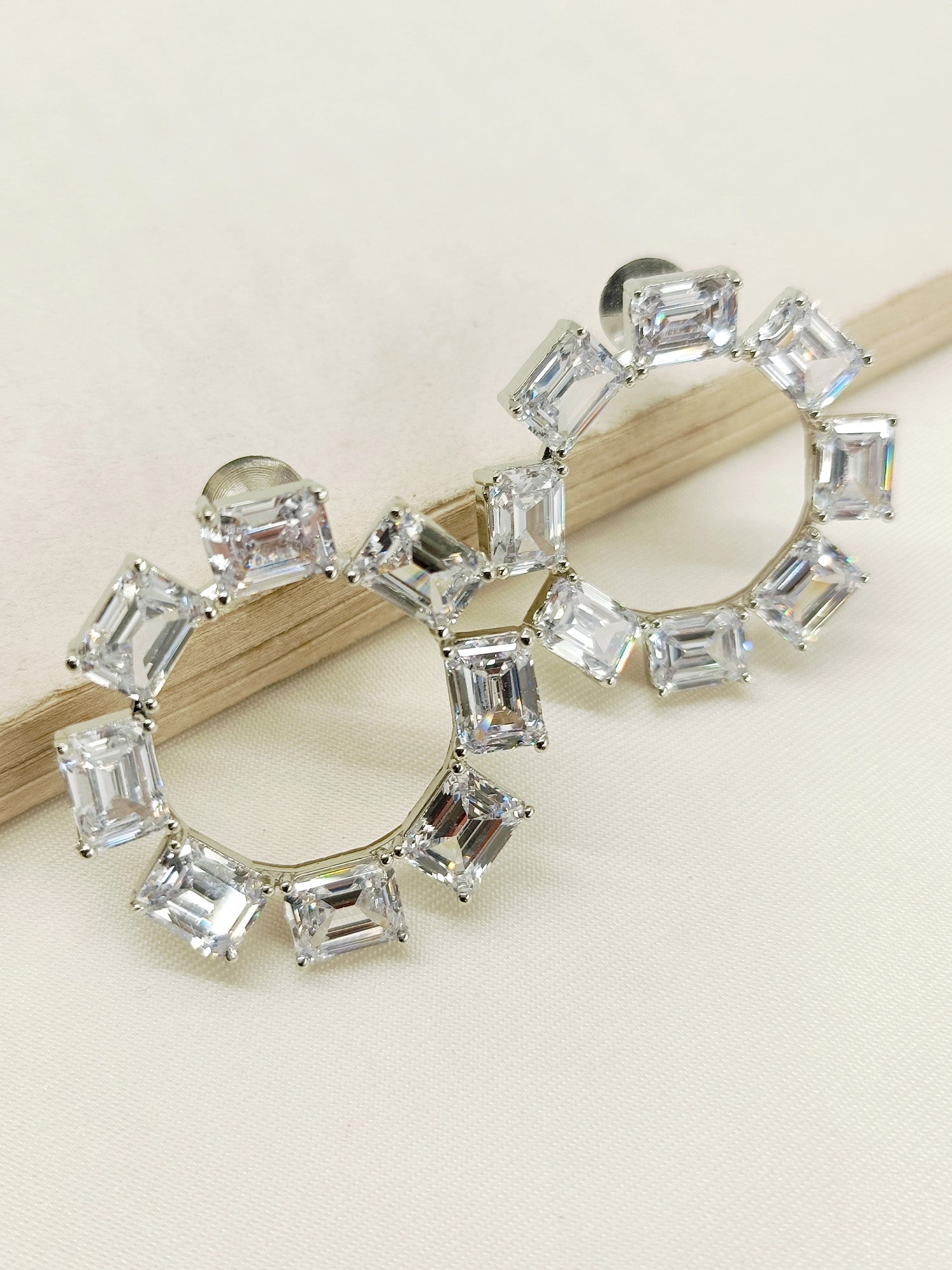 Avisha White American Diamond Tops