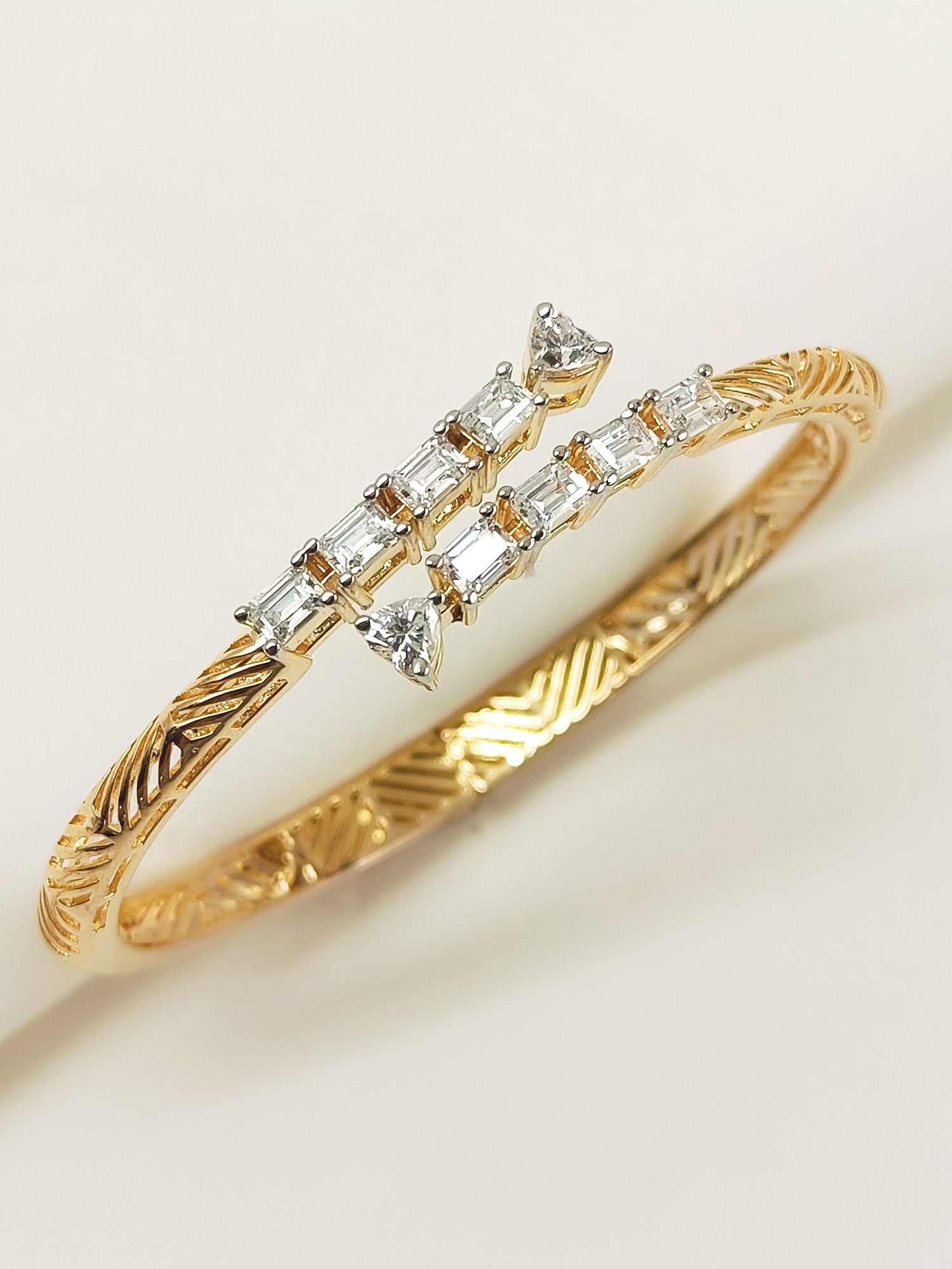 Erisha 92.5 Silver Swarovski Stone Bracelet