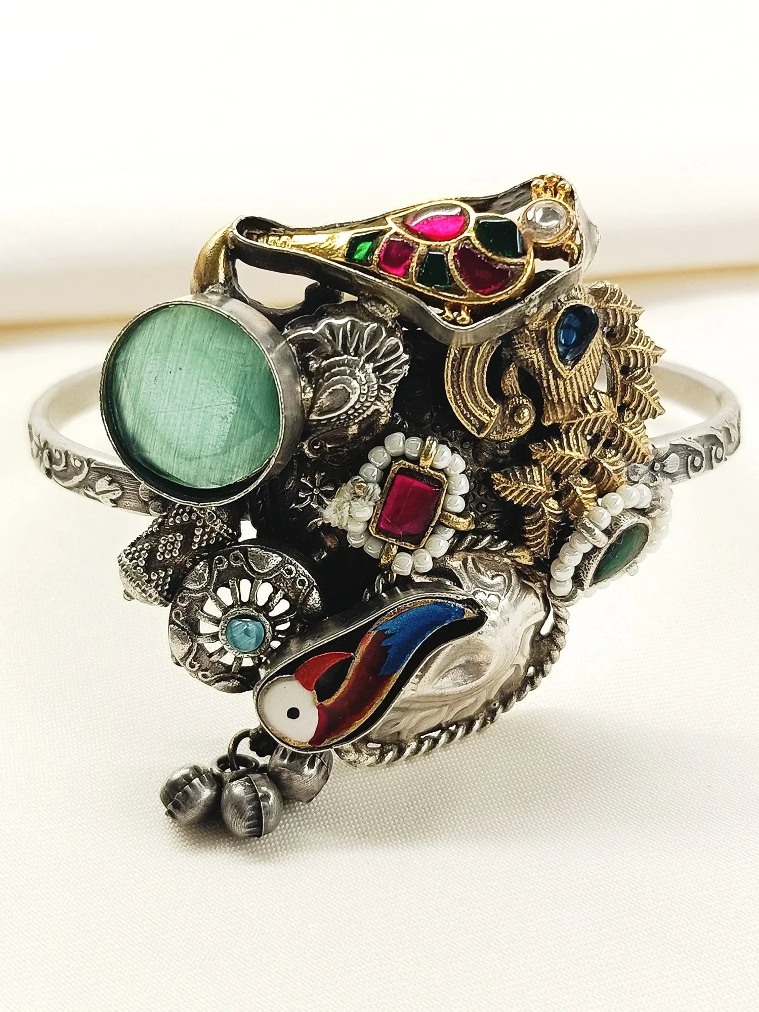 Gurleen Multi Colour Oxidized Bracelet