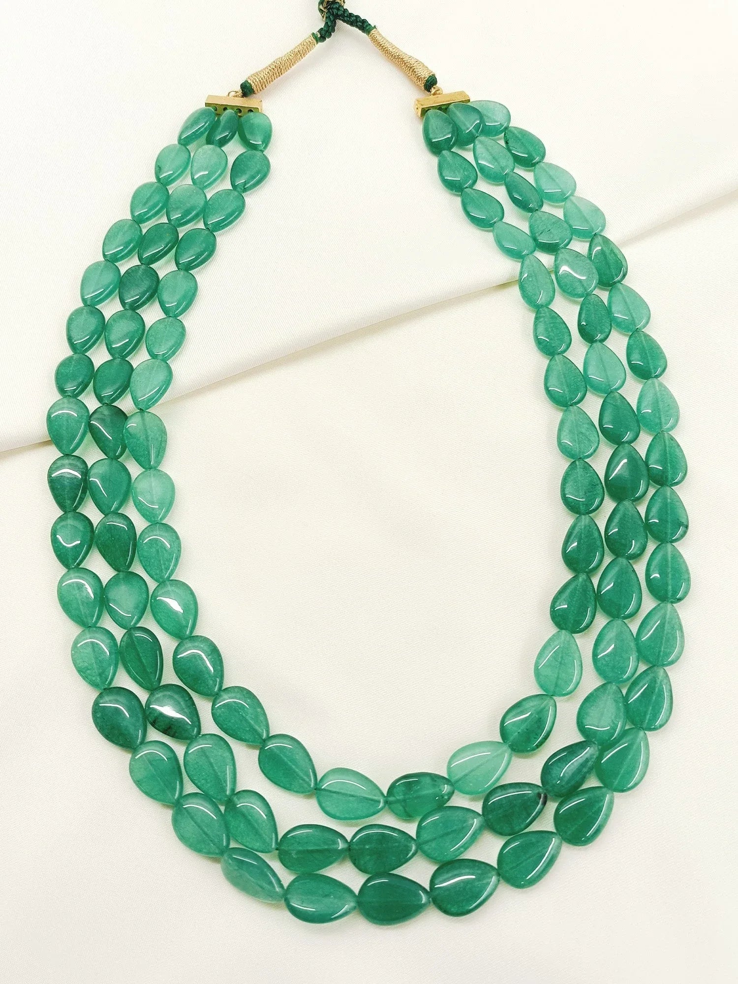 Reyansh Green Beads Groom Neckpiece