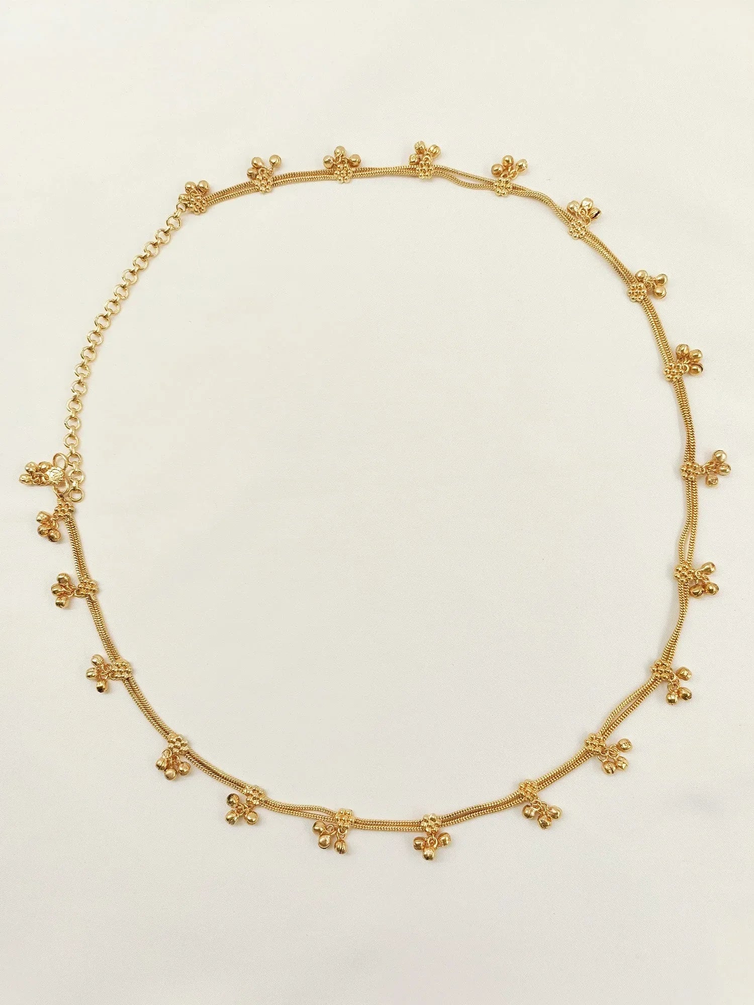 Calypso Golden Antique Waist Belt/kamar Bandh