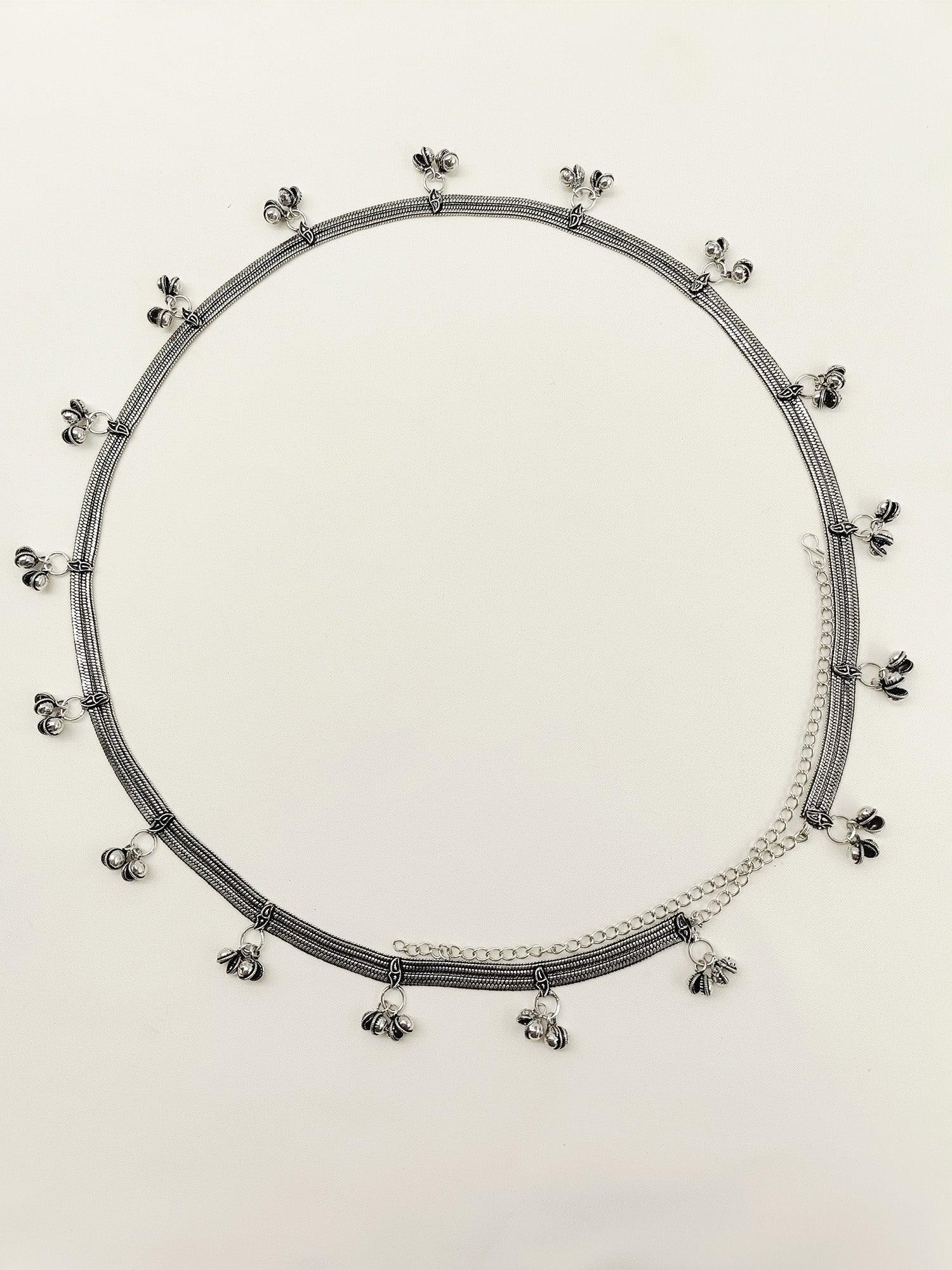 Tvisha Plain Oxidized Waist Belt