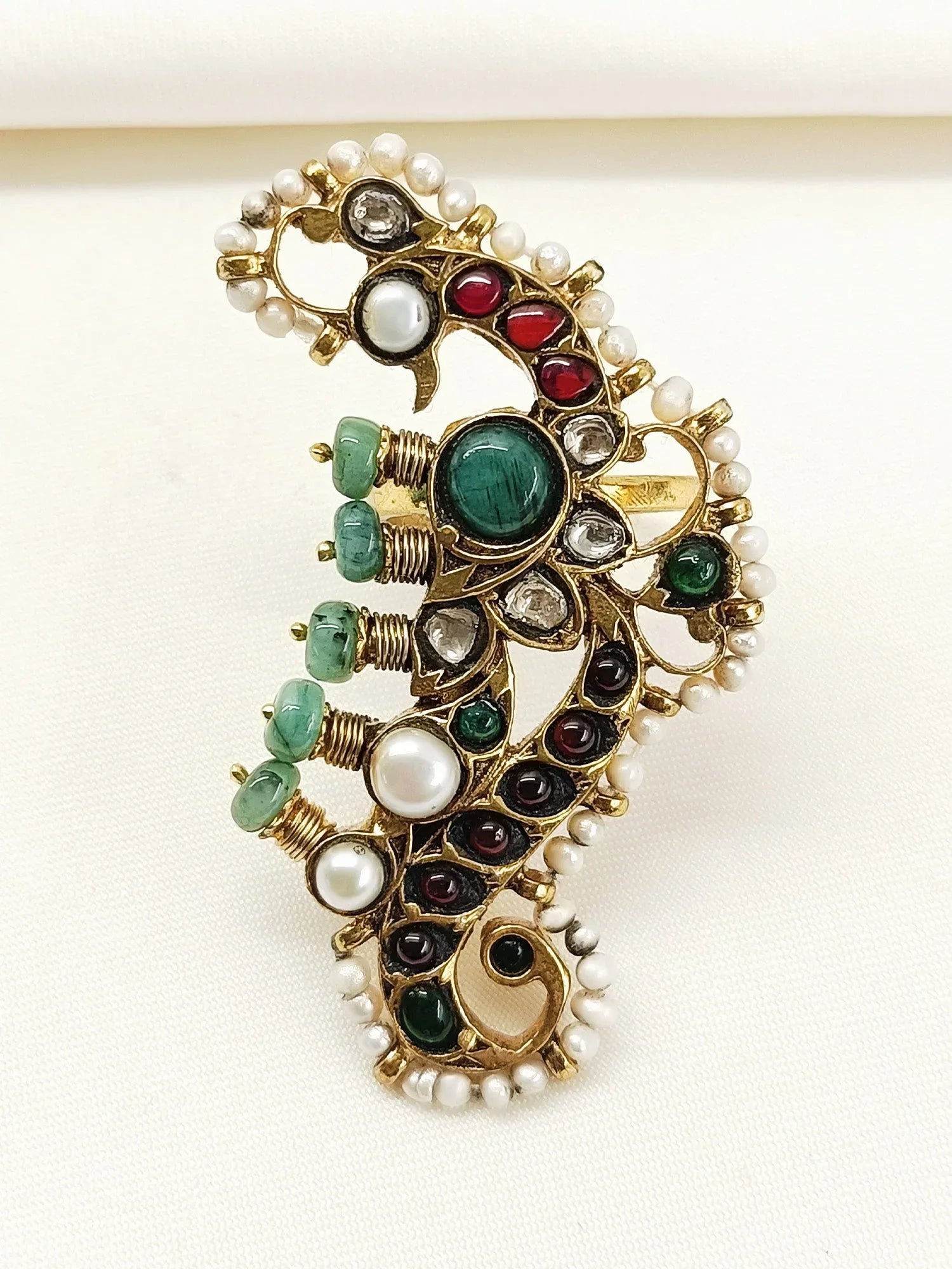 Hailey Multi Colour 92.5 Silver Finger Ring